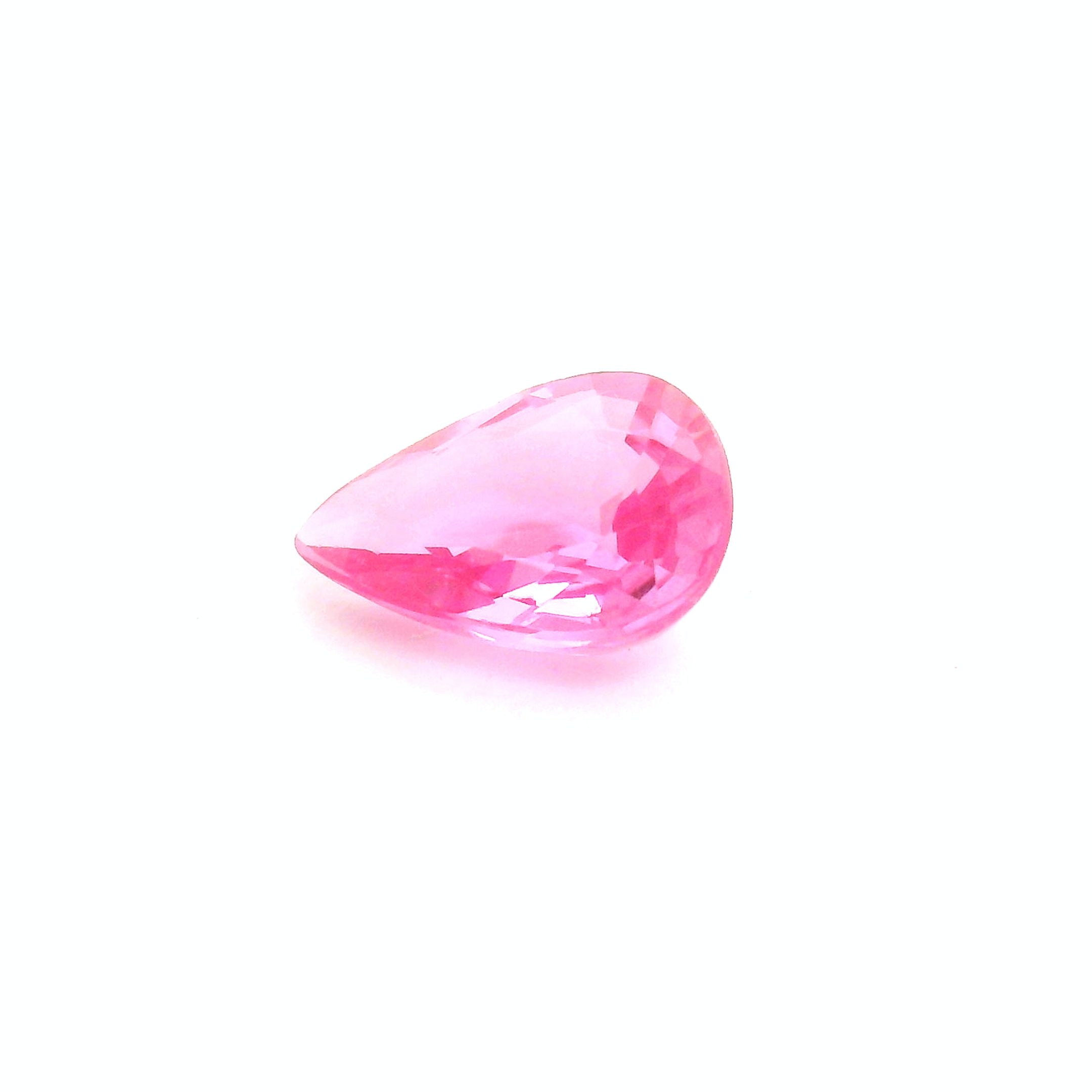 0.71 ct Pear Pink Natural Sapphire