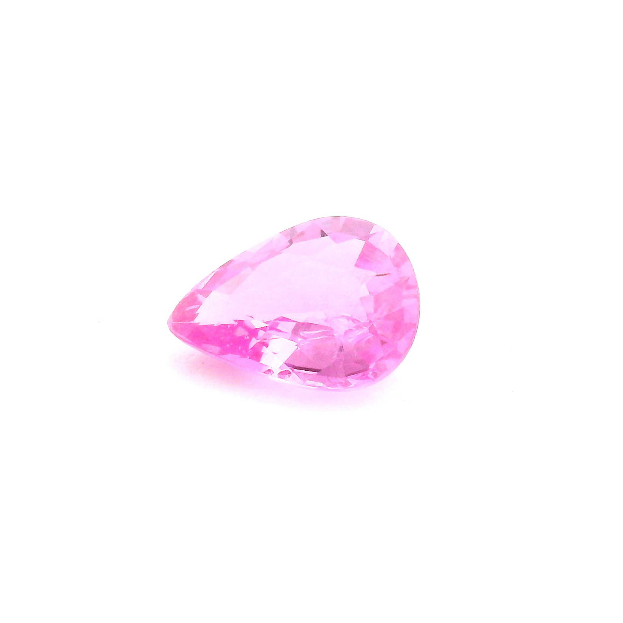 0.72 ct Pear Pink Natural Sapphire