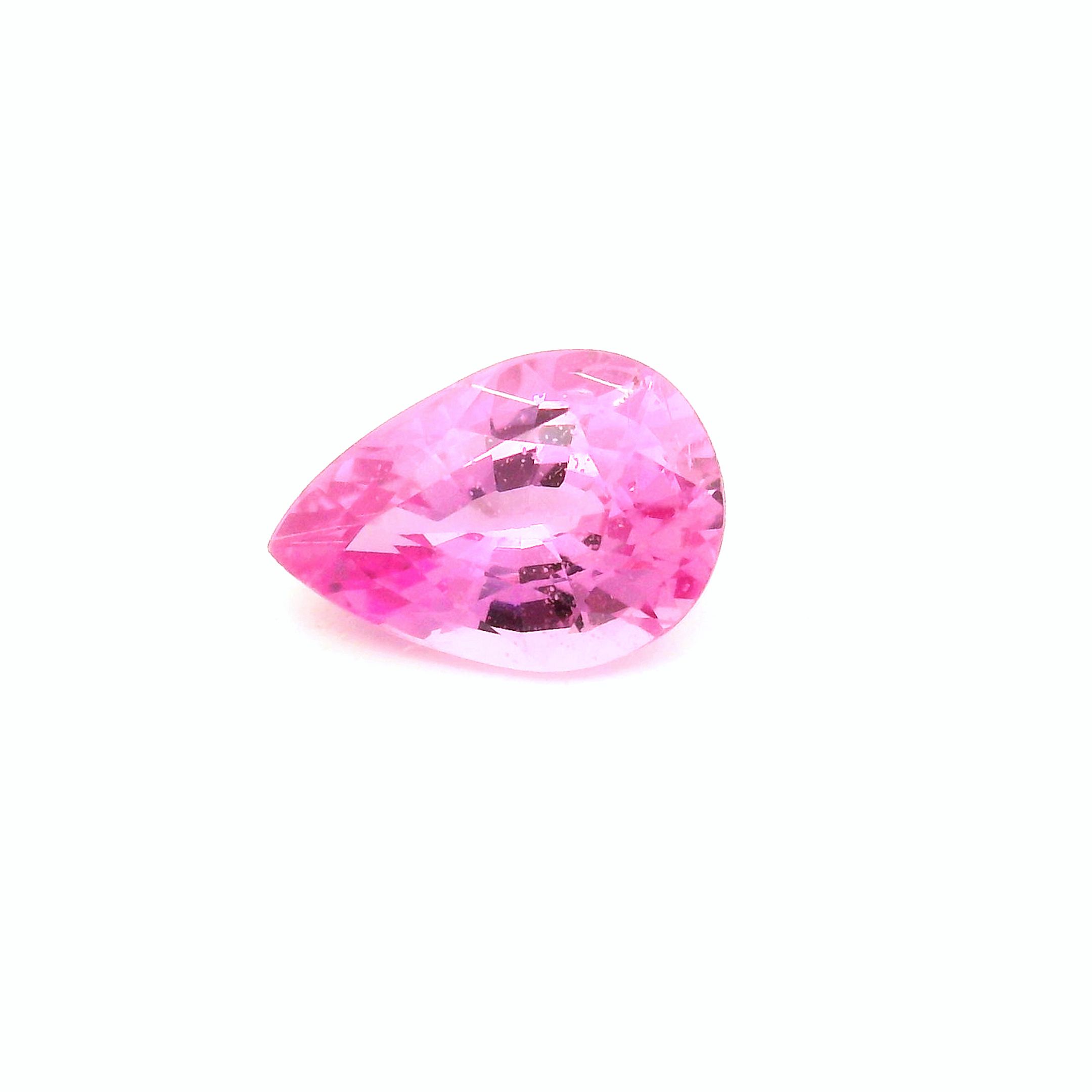 0.81 ct Pear Pink Natural Sapphire