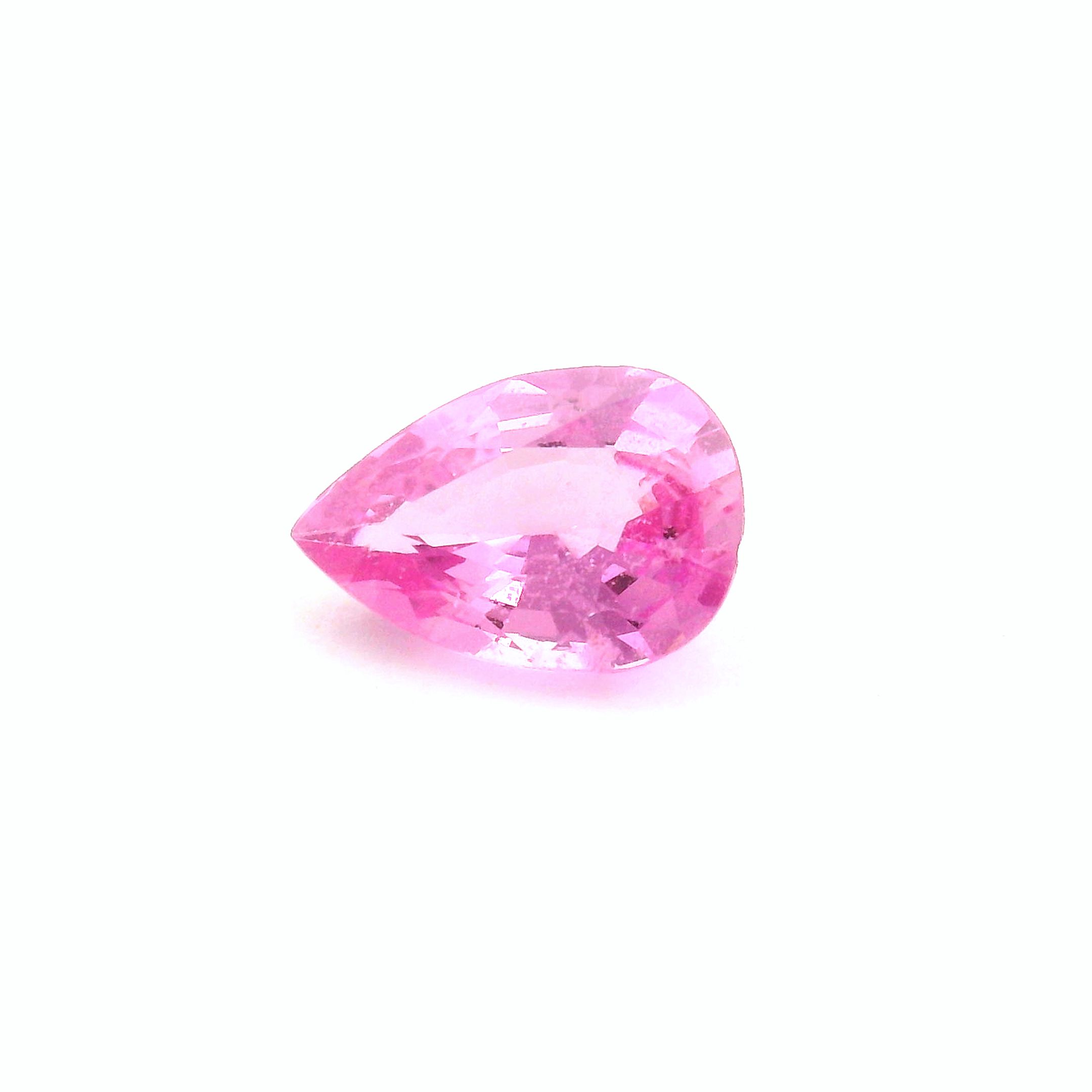 0.73 ct Pear Pink Natural Sapphire