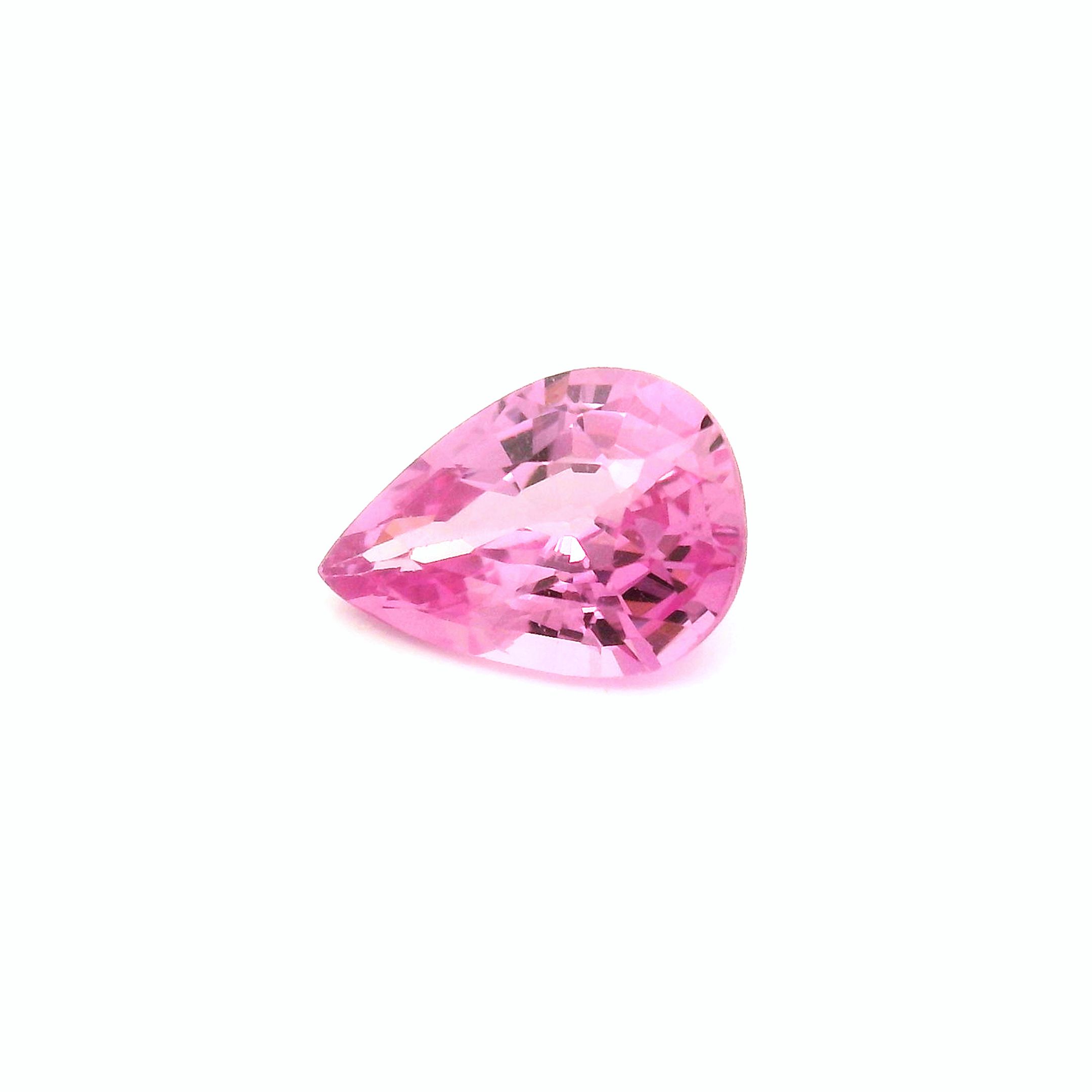 0.70 ct Pear Pink Natural Sapphire