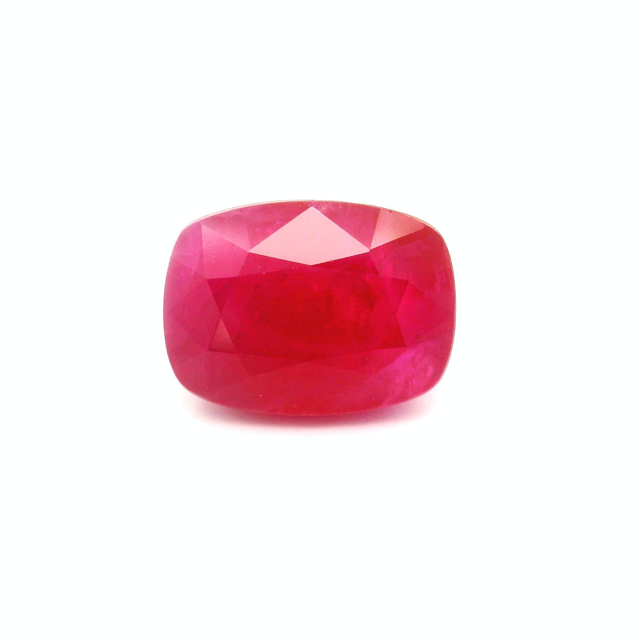 6.53 ct Cushion Red Natural Ruby