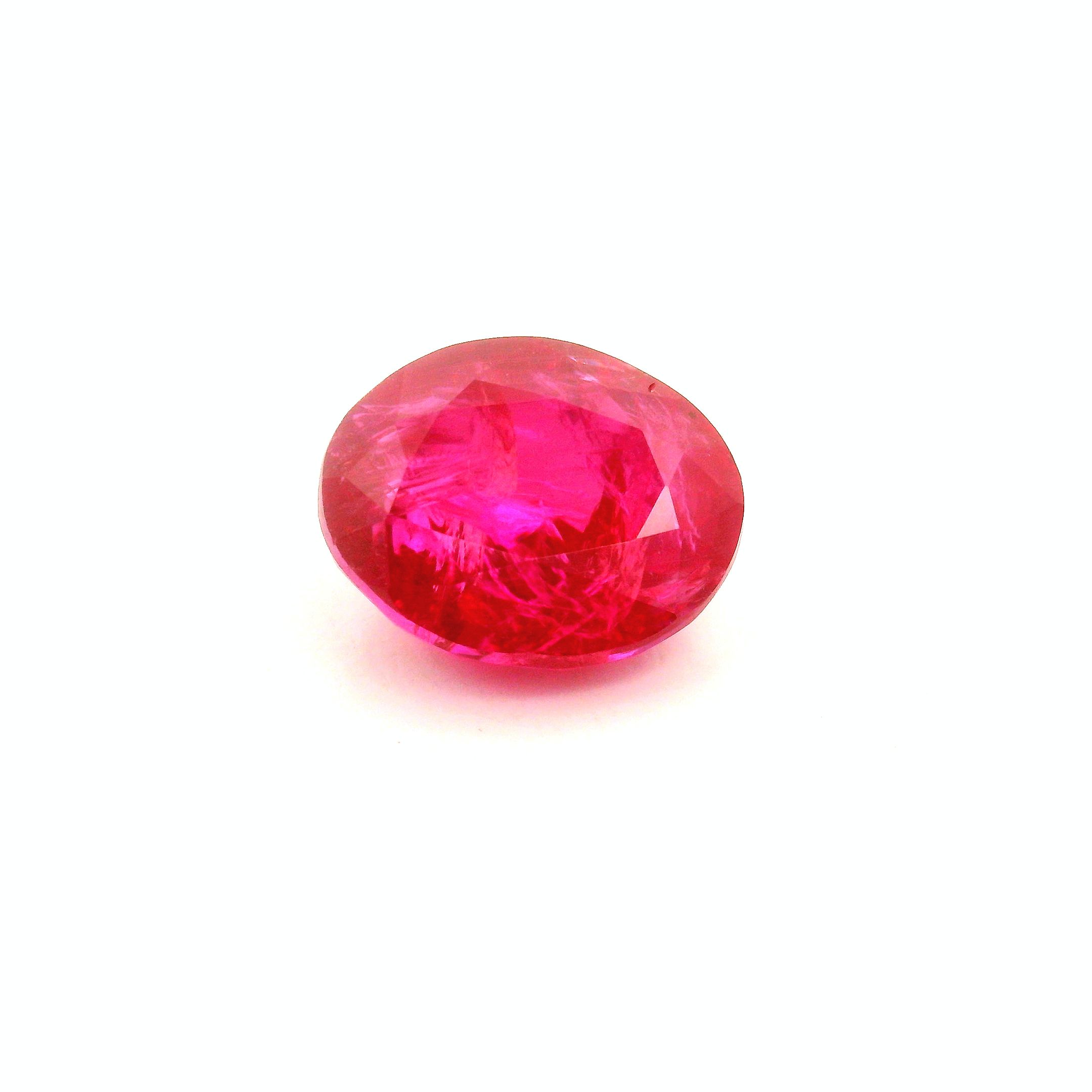 4.59 ct Oval Red Natural Ruby