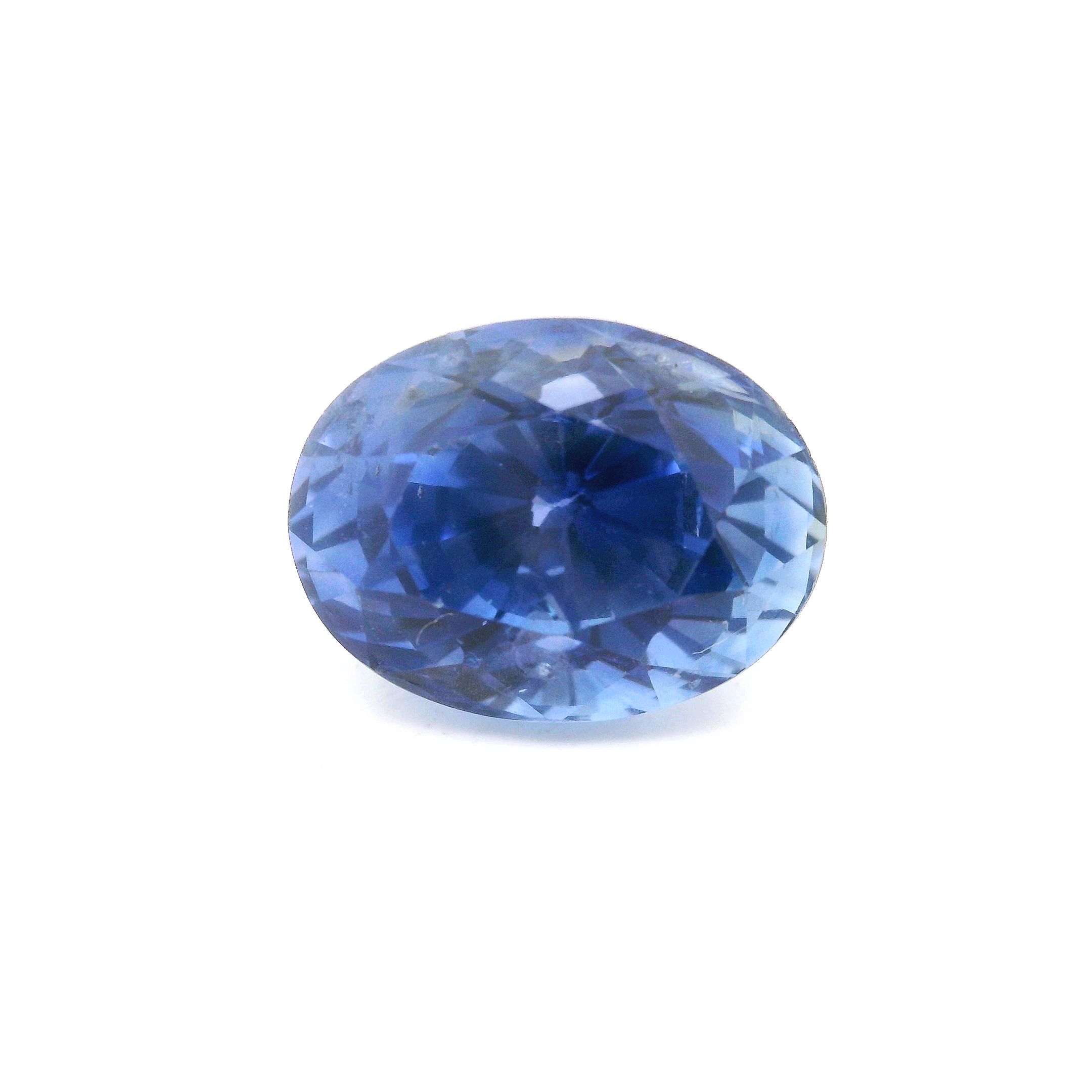 7.12 ct Oval Blue Natural Sapphire