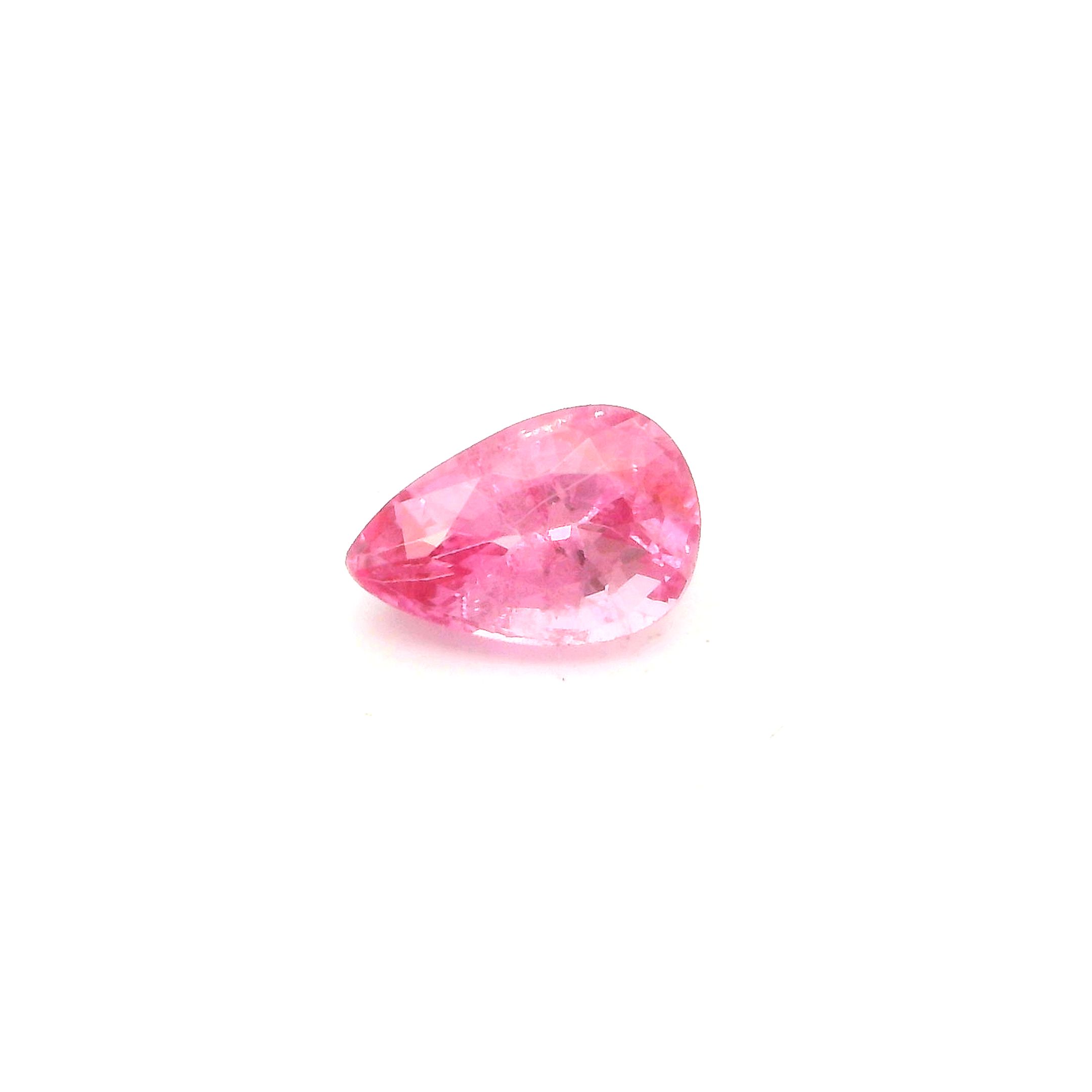 0.73 ct Pear Pink Natural Sapphire