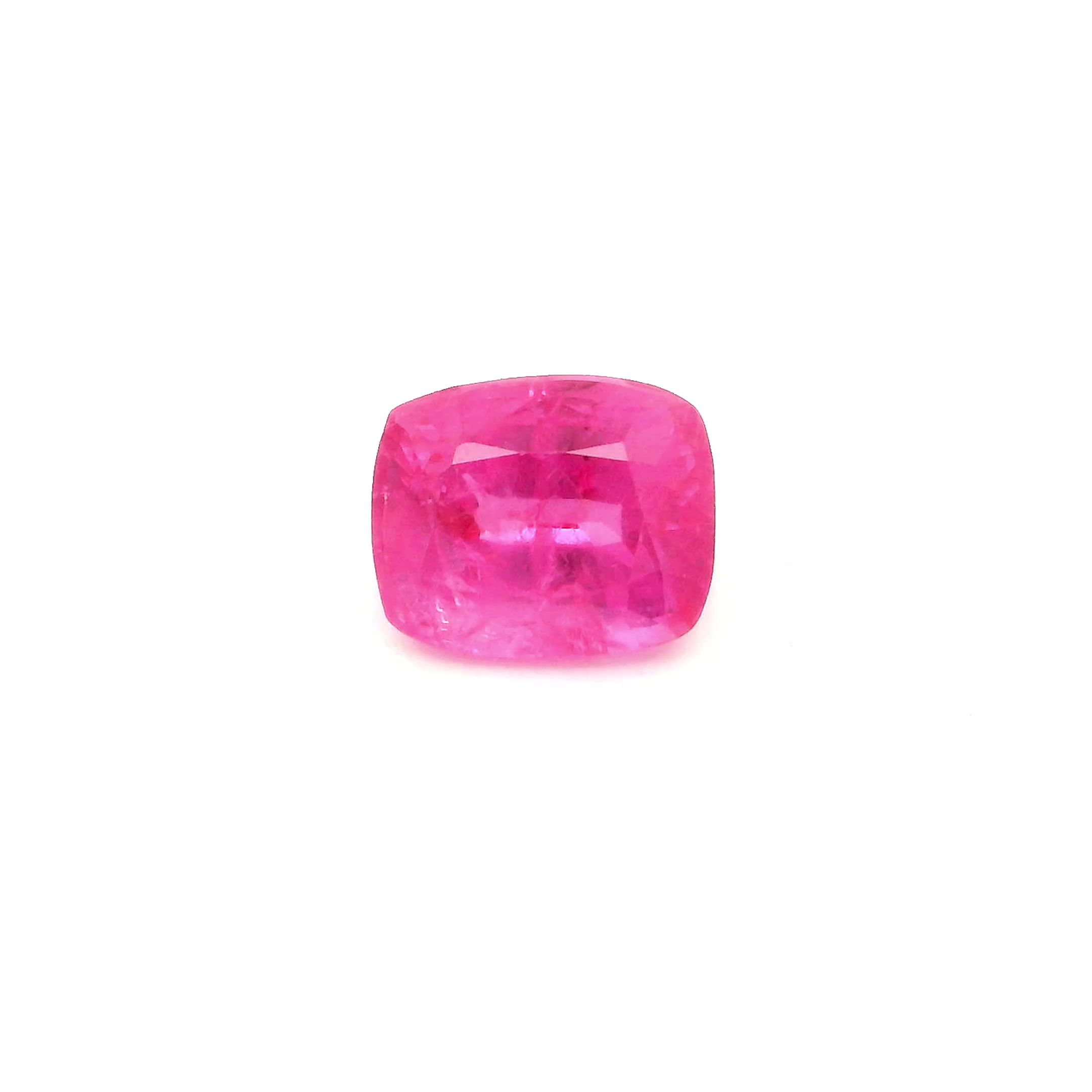 1.04 ct Cushion Pink Natural Sapphire