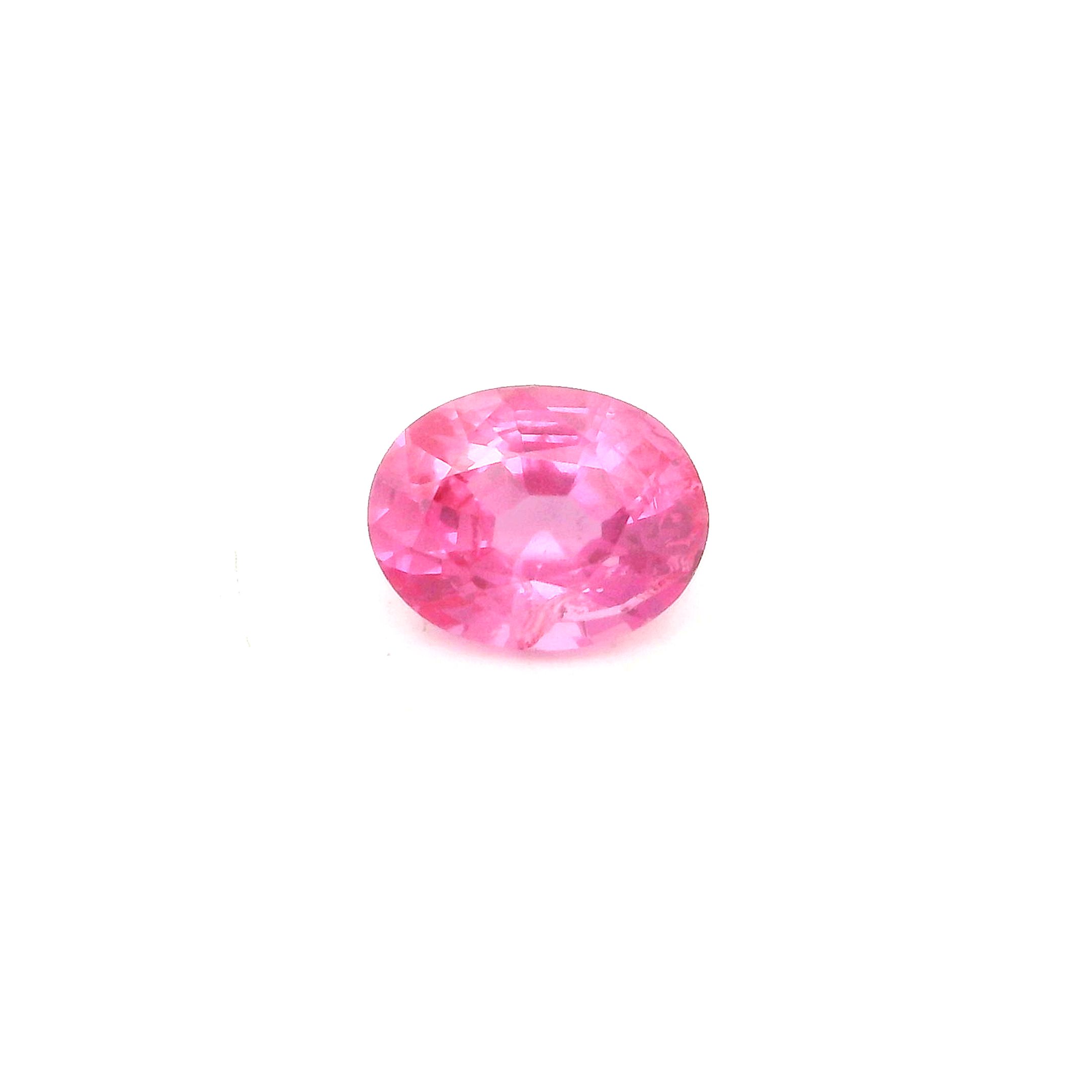 0.71 ct Oval Pink Natural Sapphire