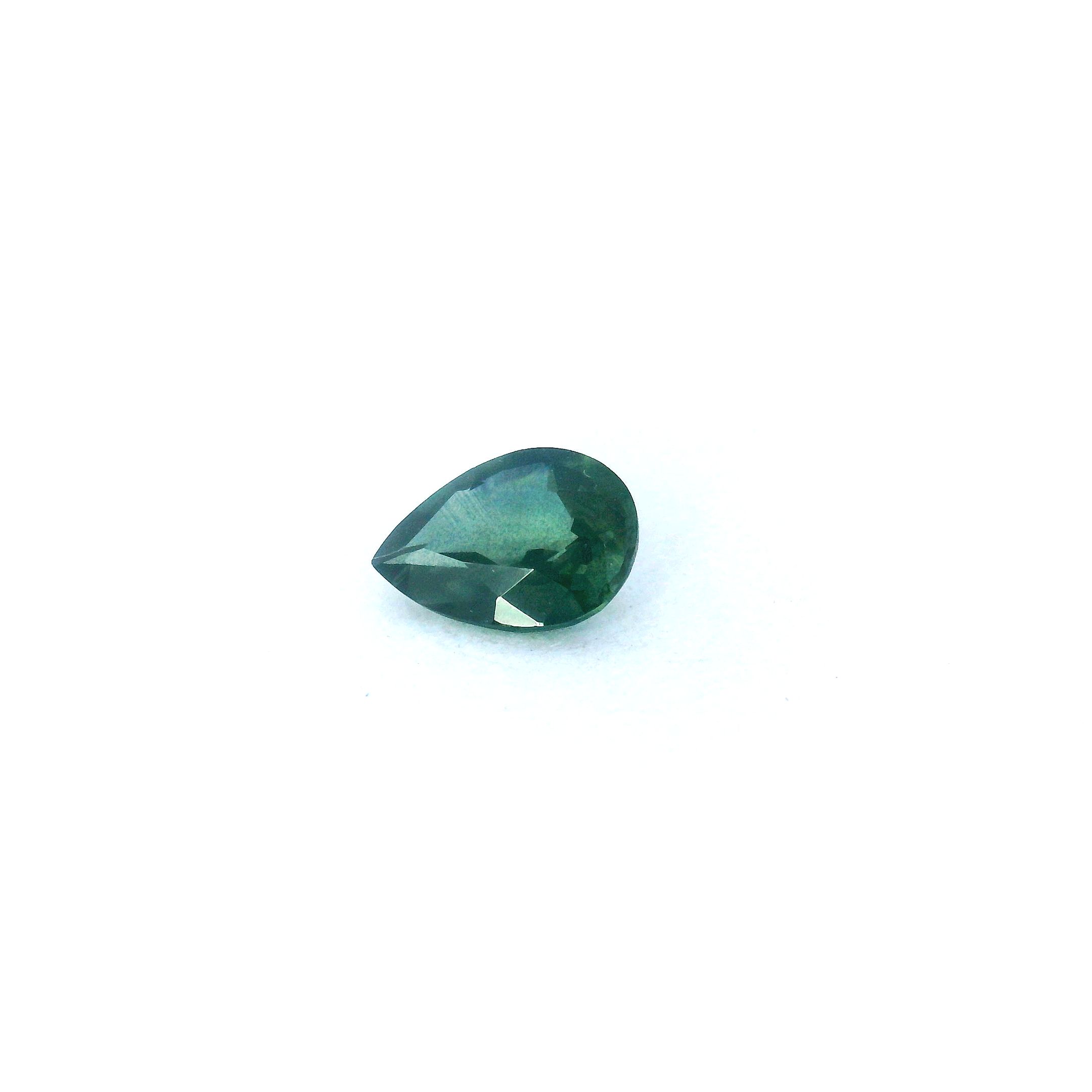 0.57 ct Pear Blue Natural Sapphire