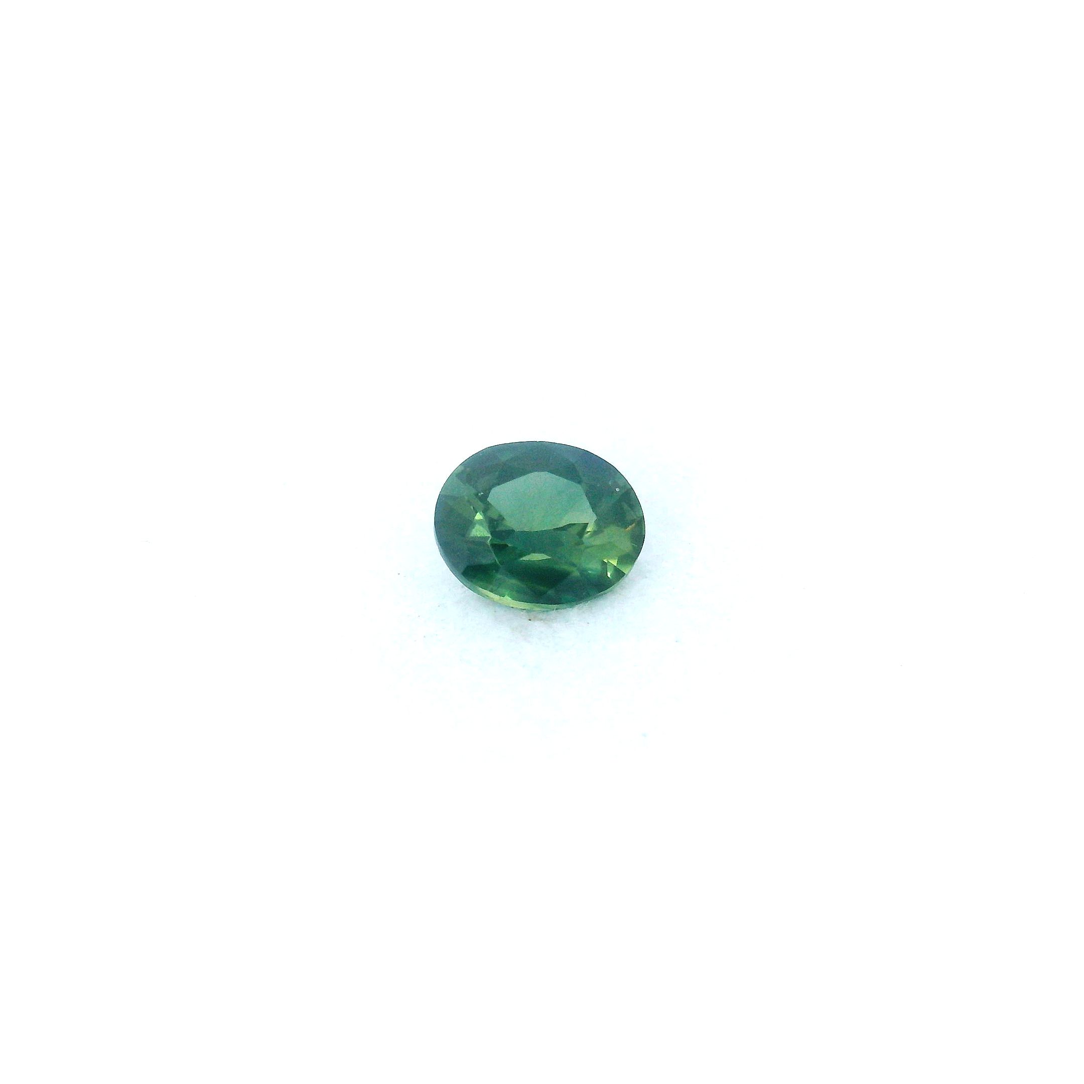 0.42 ct Oval Green Natural Sapphire