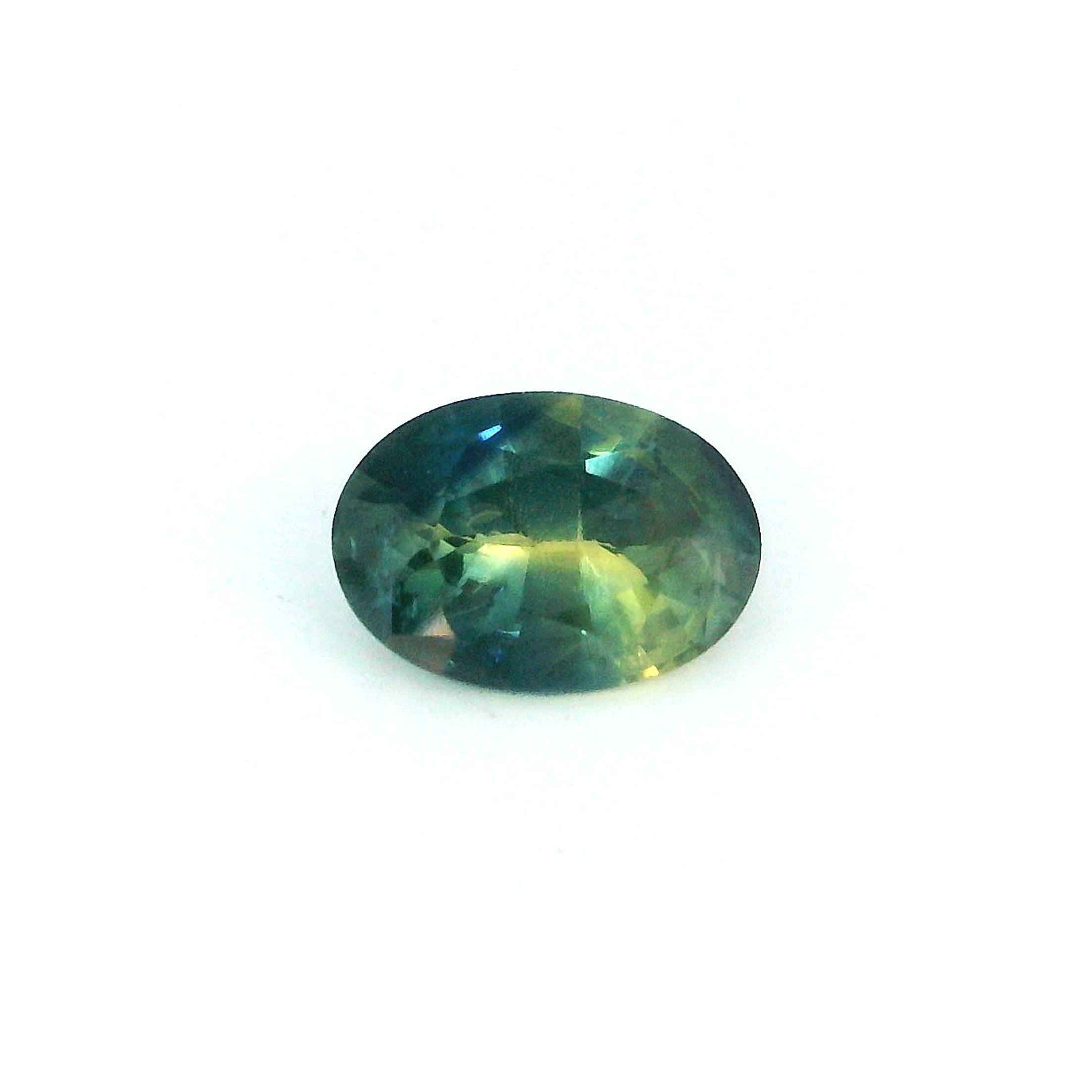 0.80 ct Oval Green Natural Sapphire