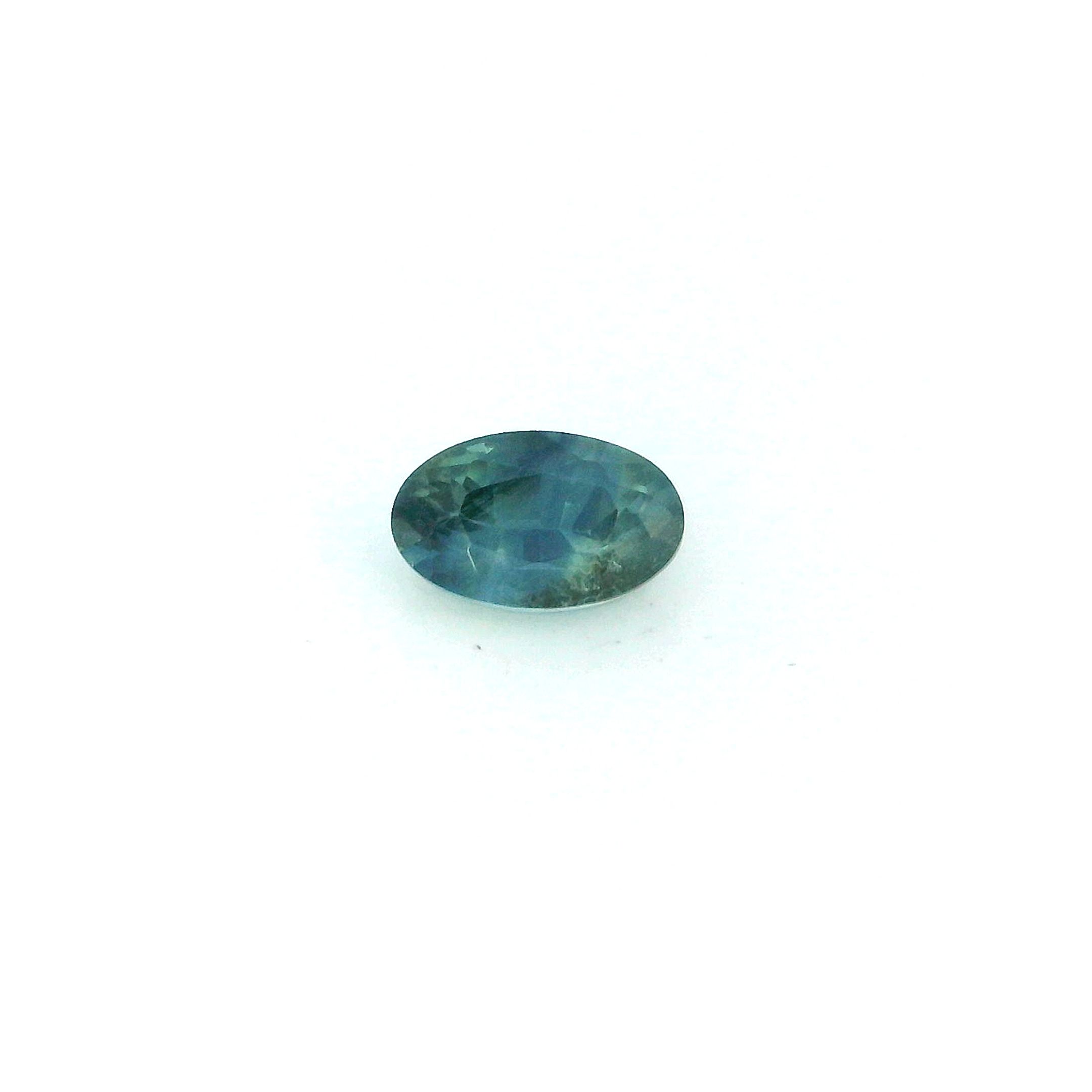 0.43 ct Oval Green Natural Sapphire