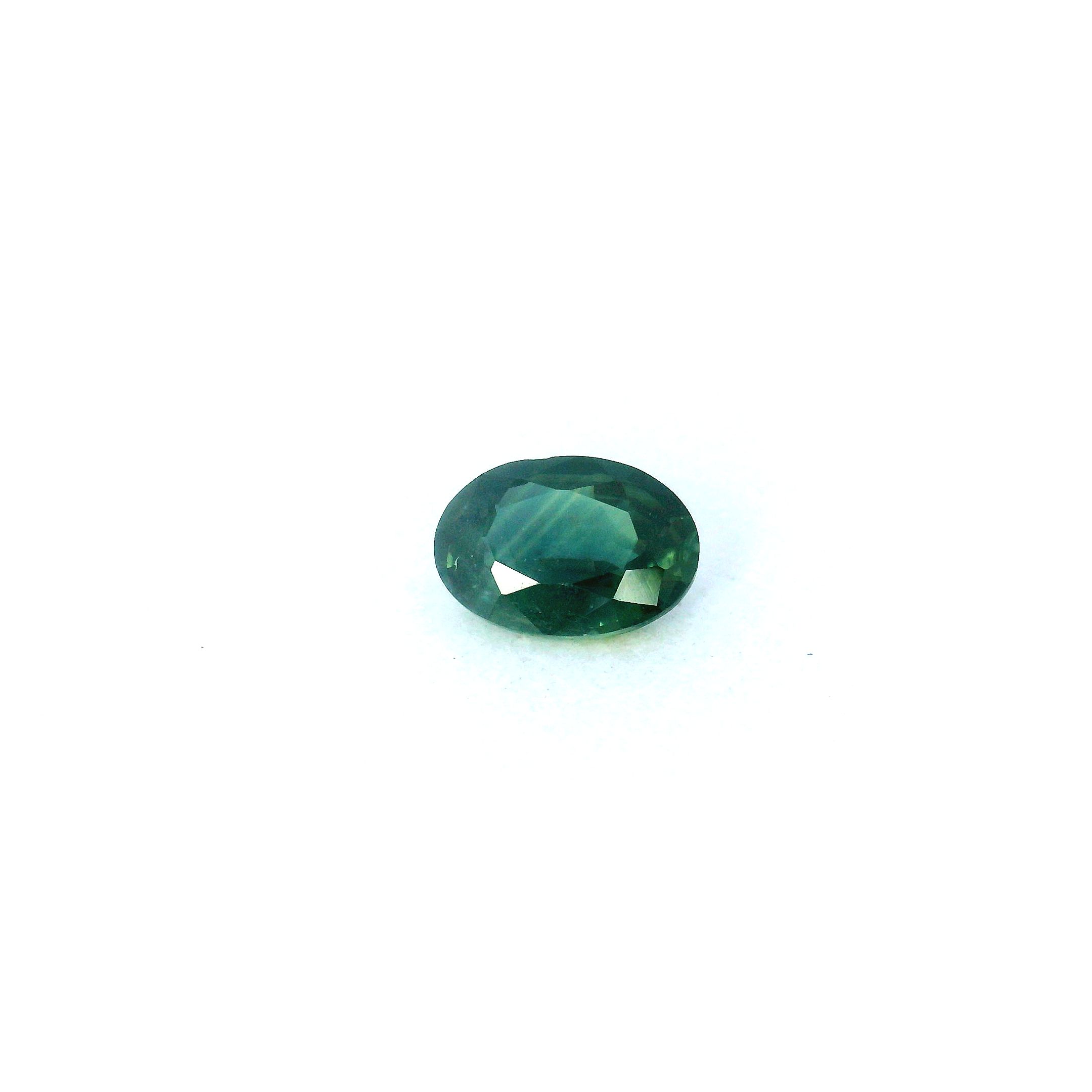 0.62 ct Oval Green Natural Sapphire