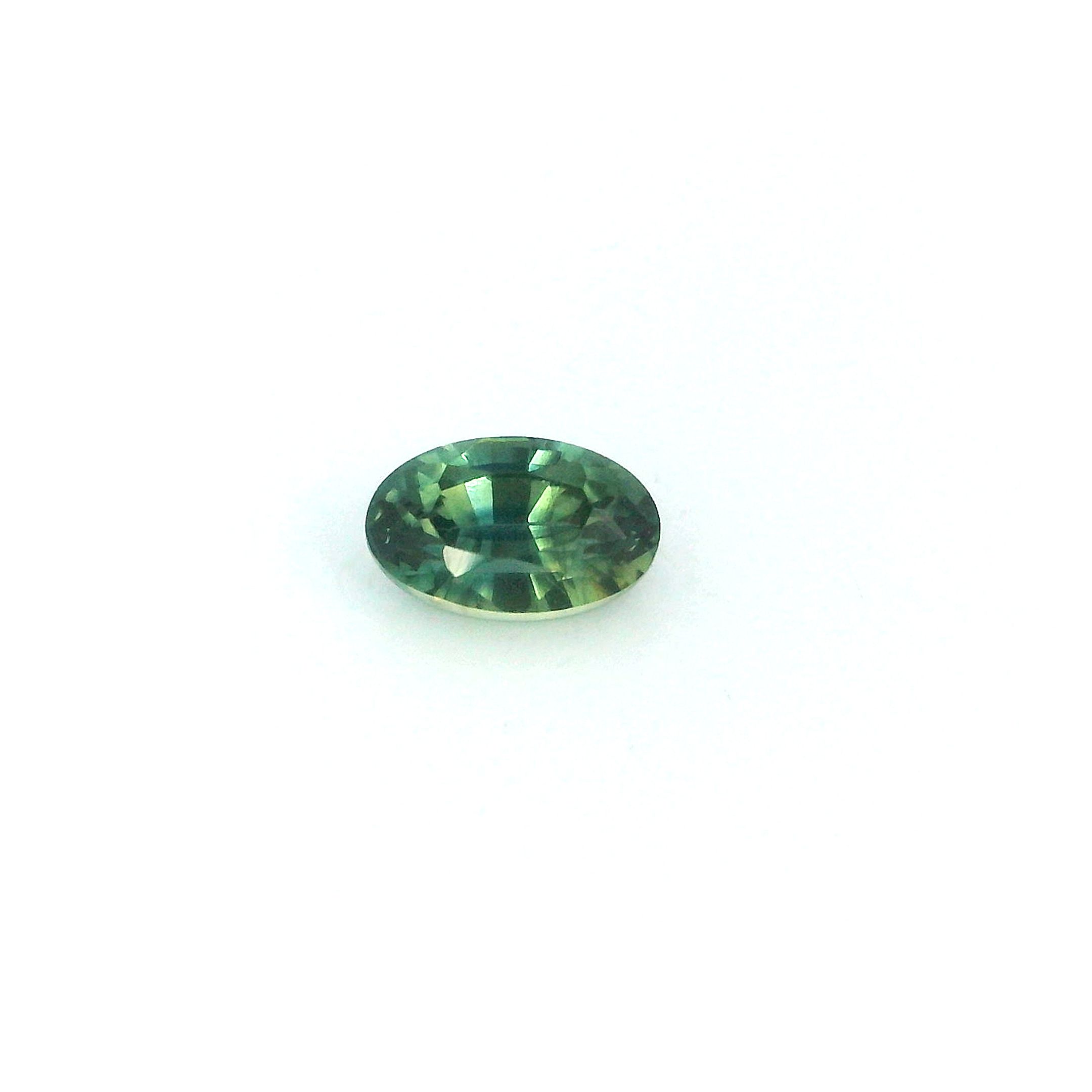 0.44 ct Oval Green Natural Sapphire
