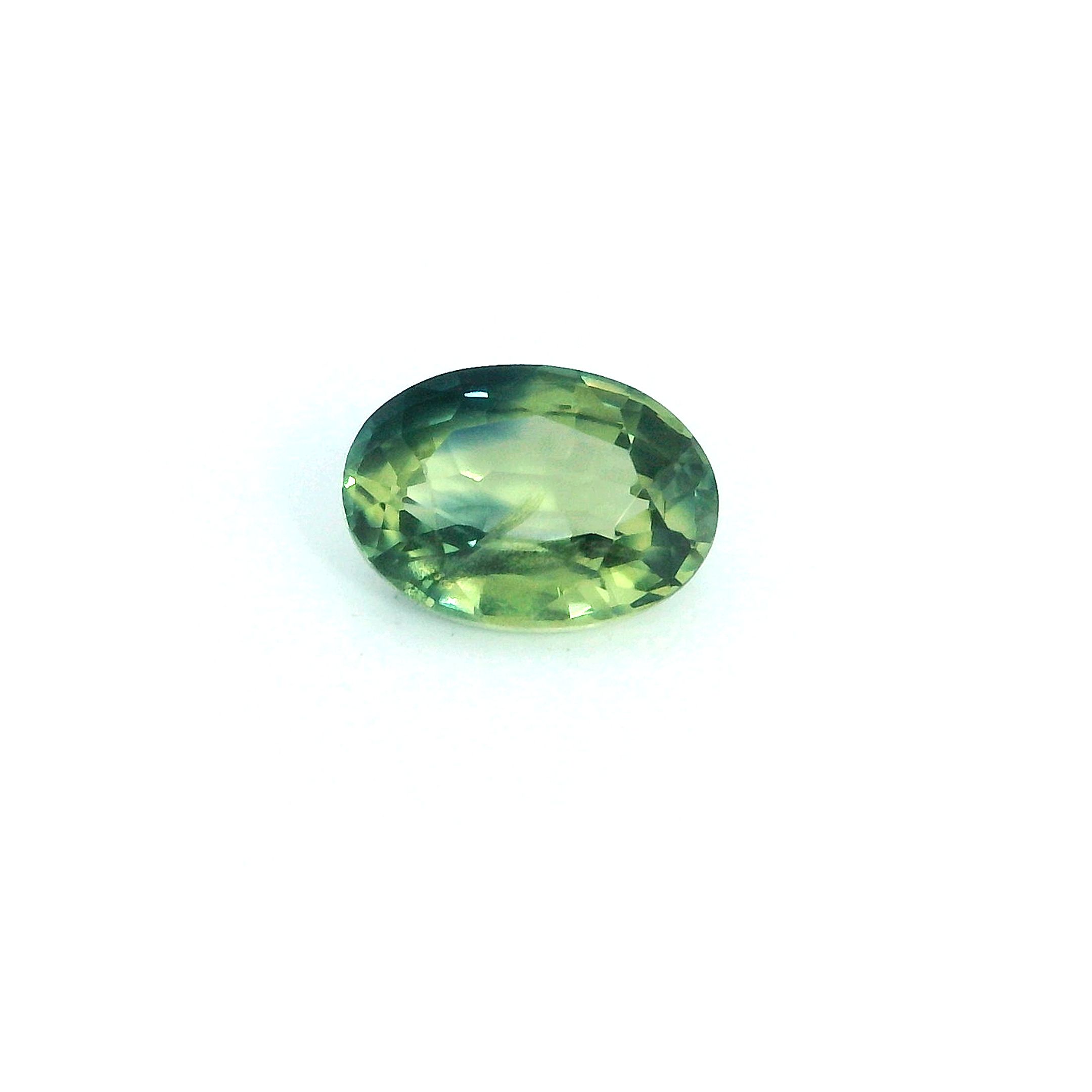 0.88 ct Oval Green Natural Sapphire
