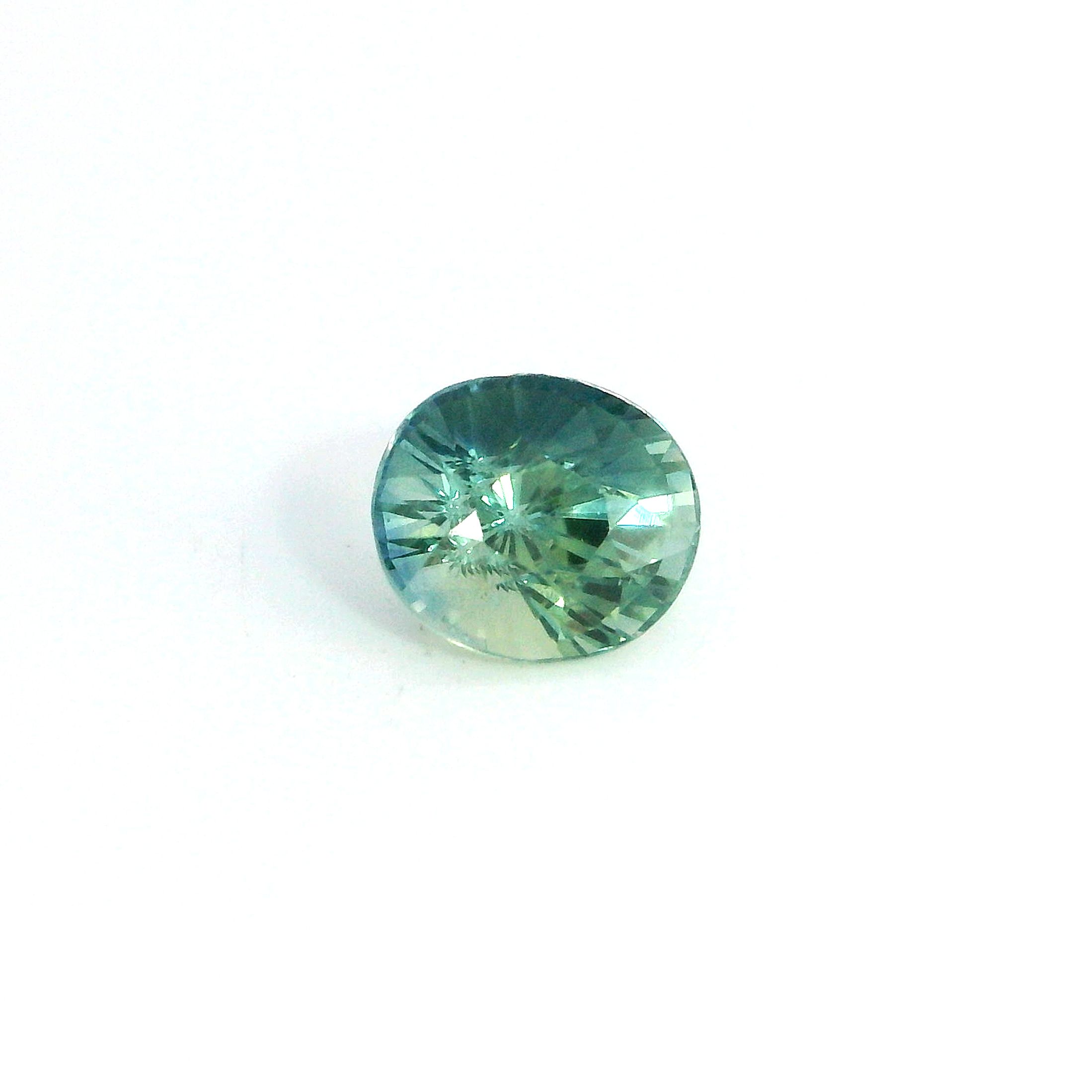 1.05 ct Oval Green Natural Sapphire
