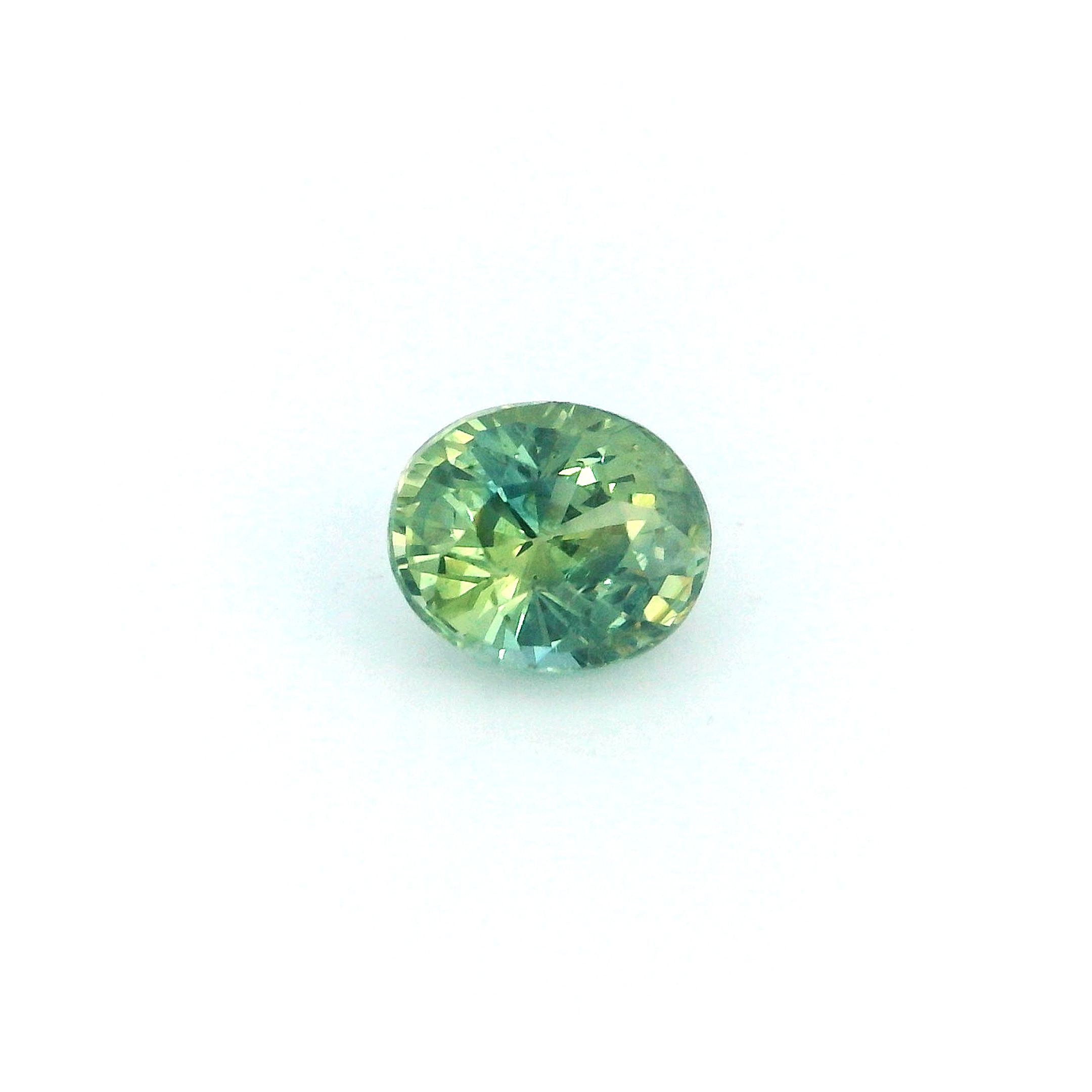 1.03 ct Oval Green Natural Sapphire