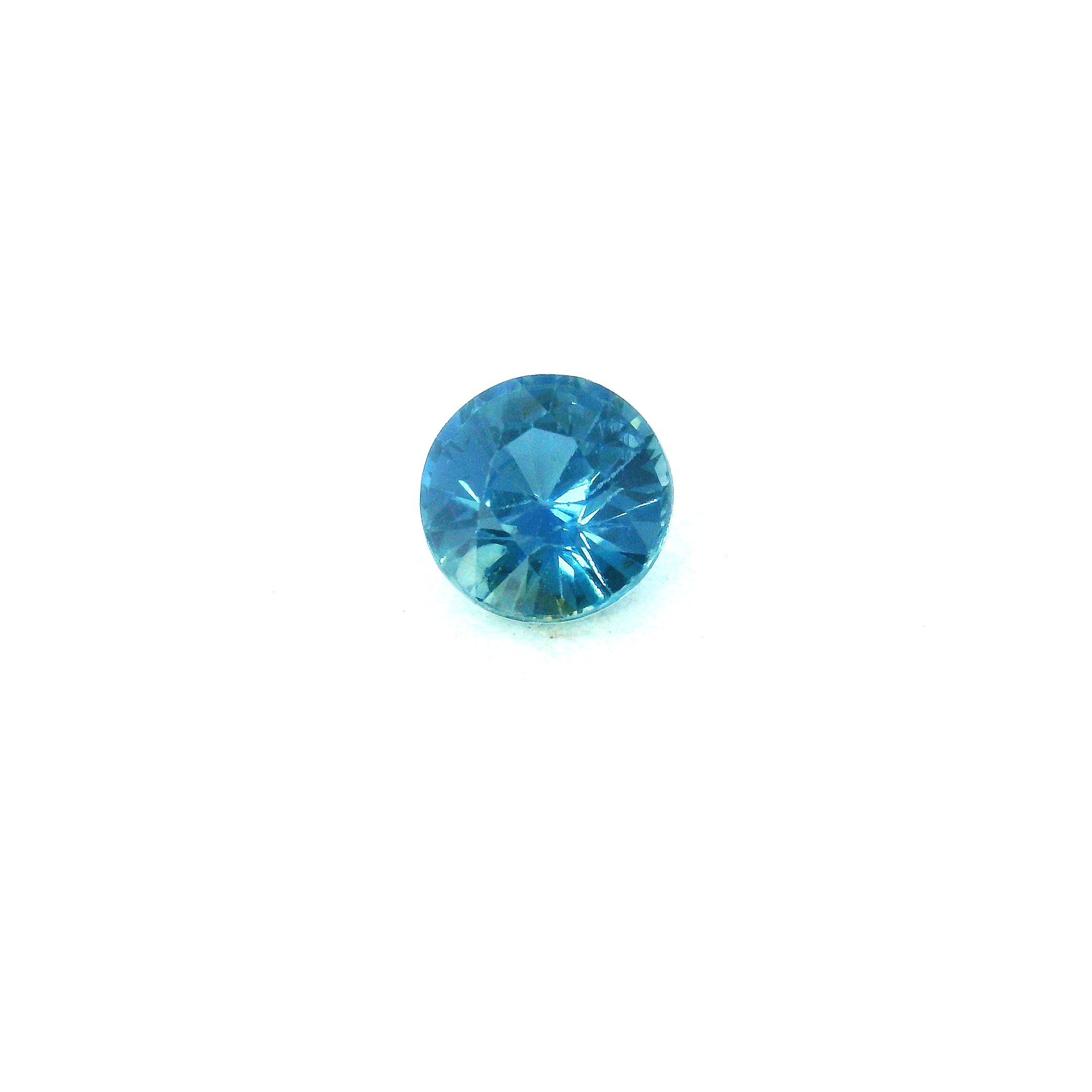 1.08 ct Round Blue Natural Sapphire