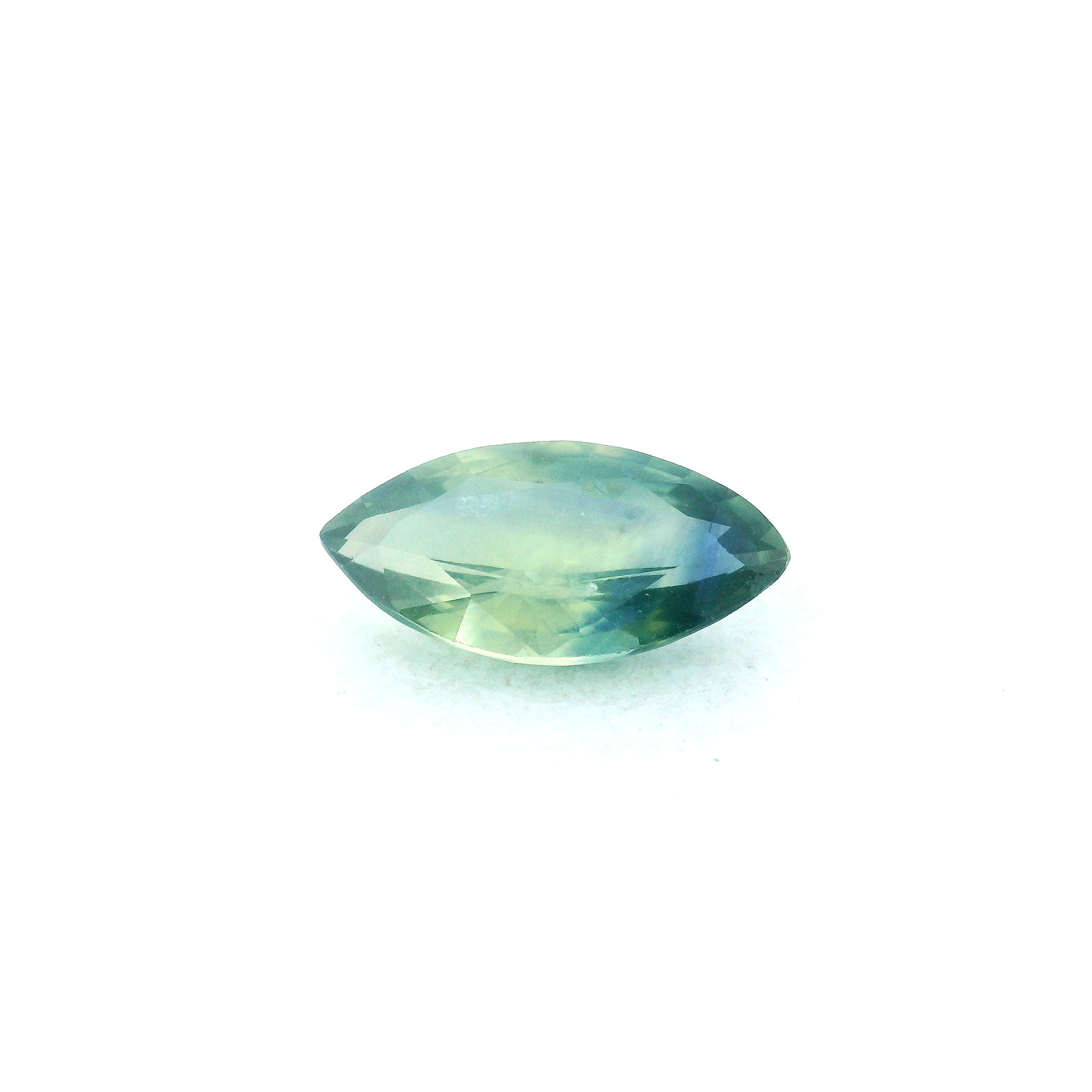 1.09 ct Marquise Green Natural Sapphire