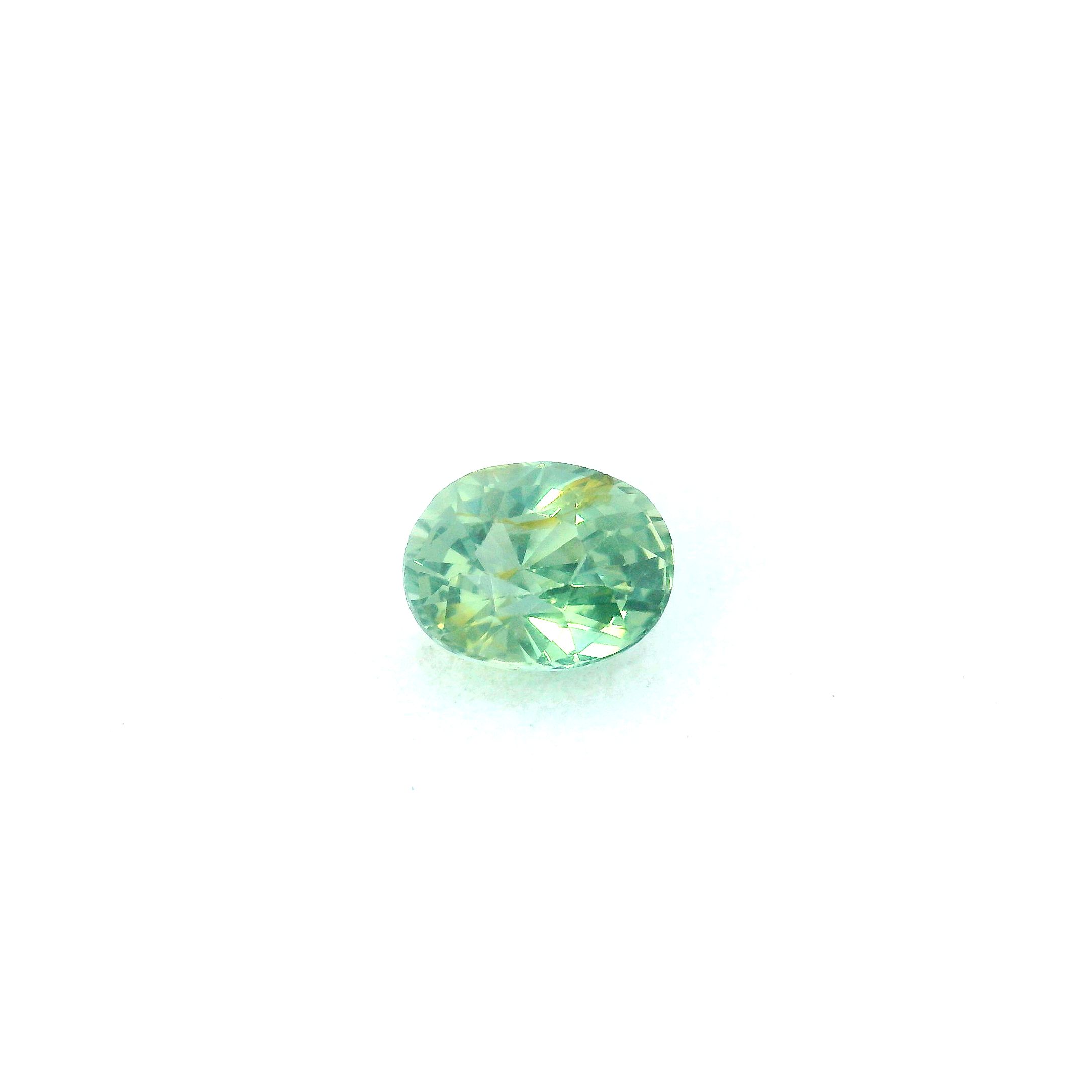 1.04 ct Oval Green Natural Sapphire