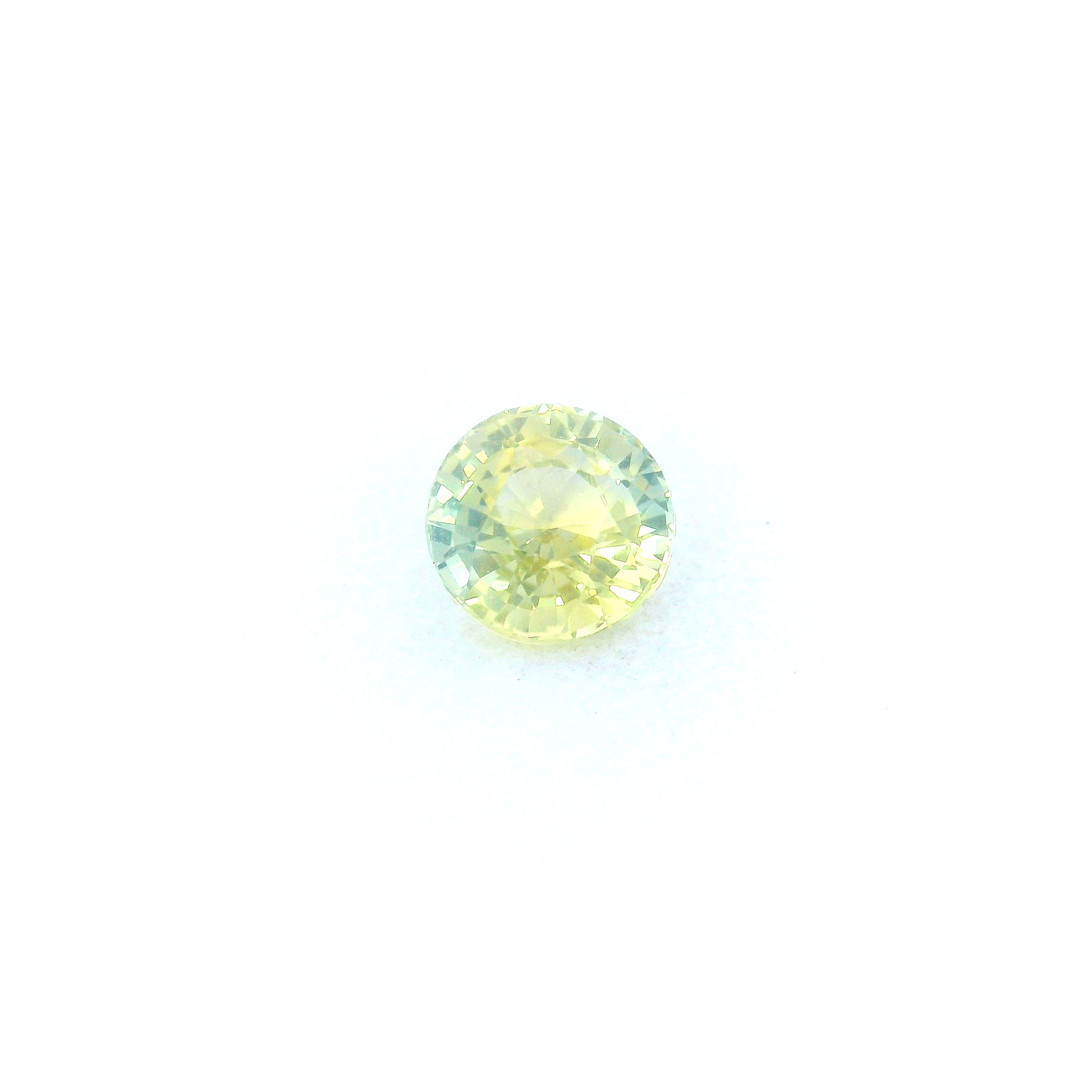 1.02 ct Round Yellow Natural Sapphire