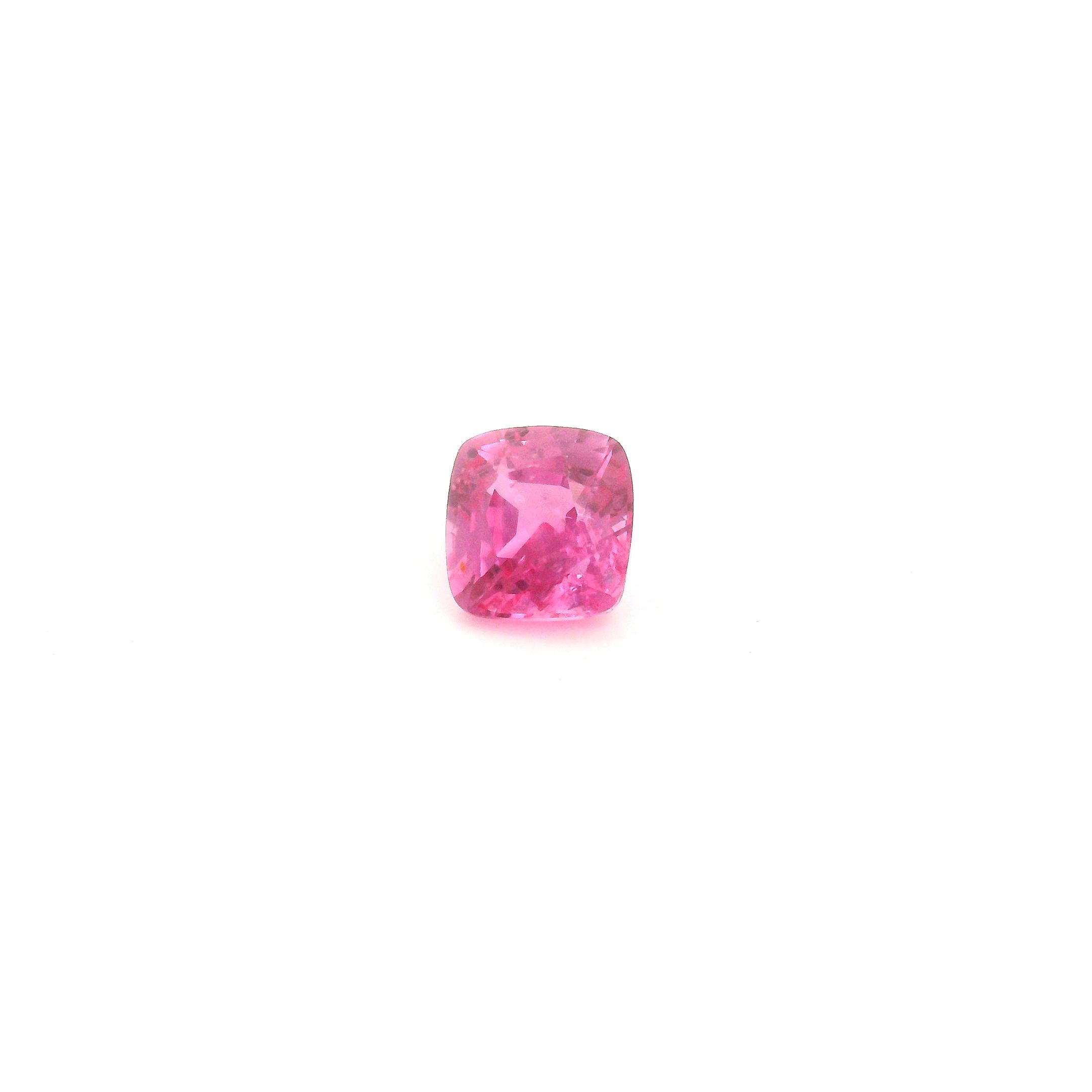 0.58 ct Cushion Pink Natural Sapphire