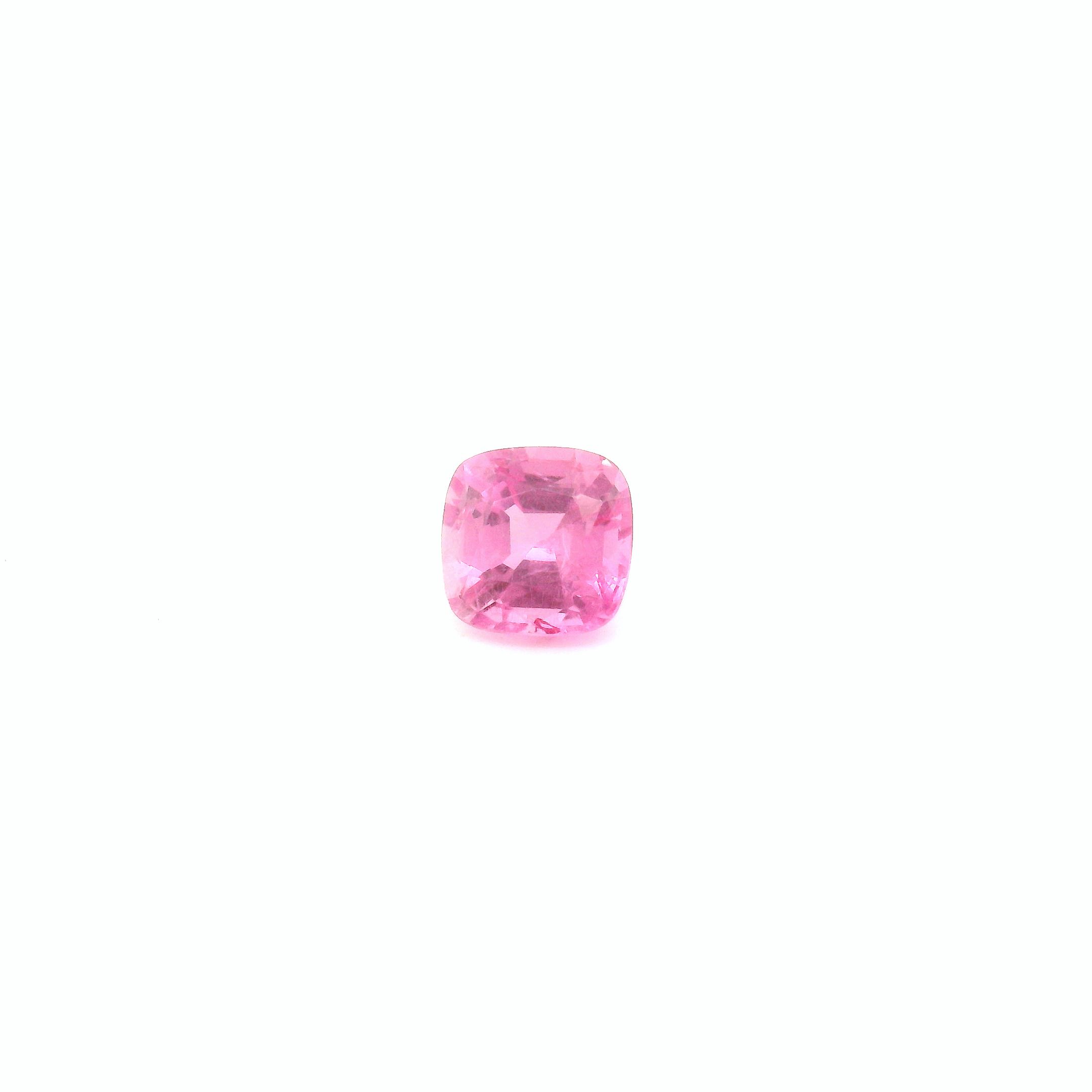 0.53 ct Cushion Pink Natural Sapphire
