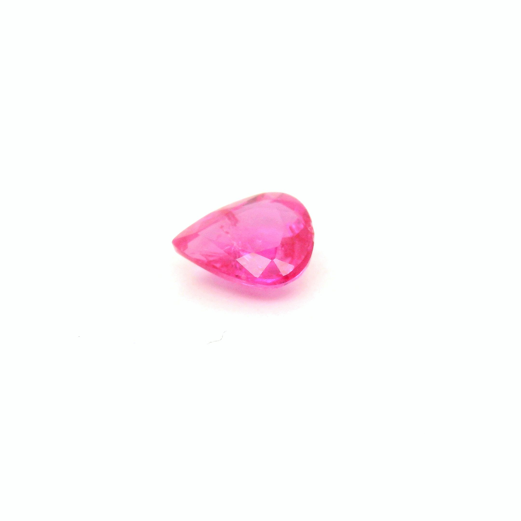 0.89 ct Pear Pink Natural Sapphire