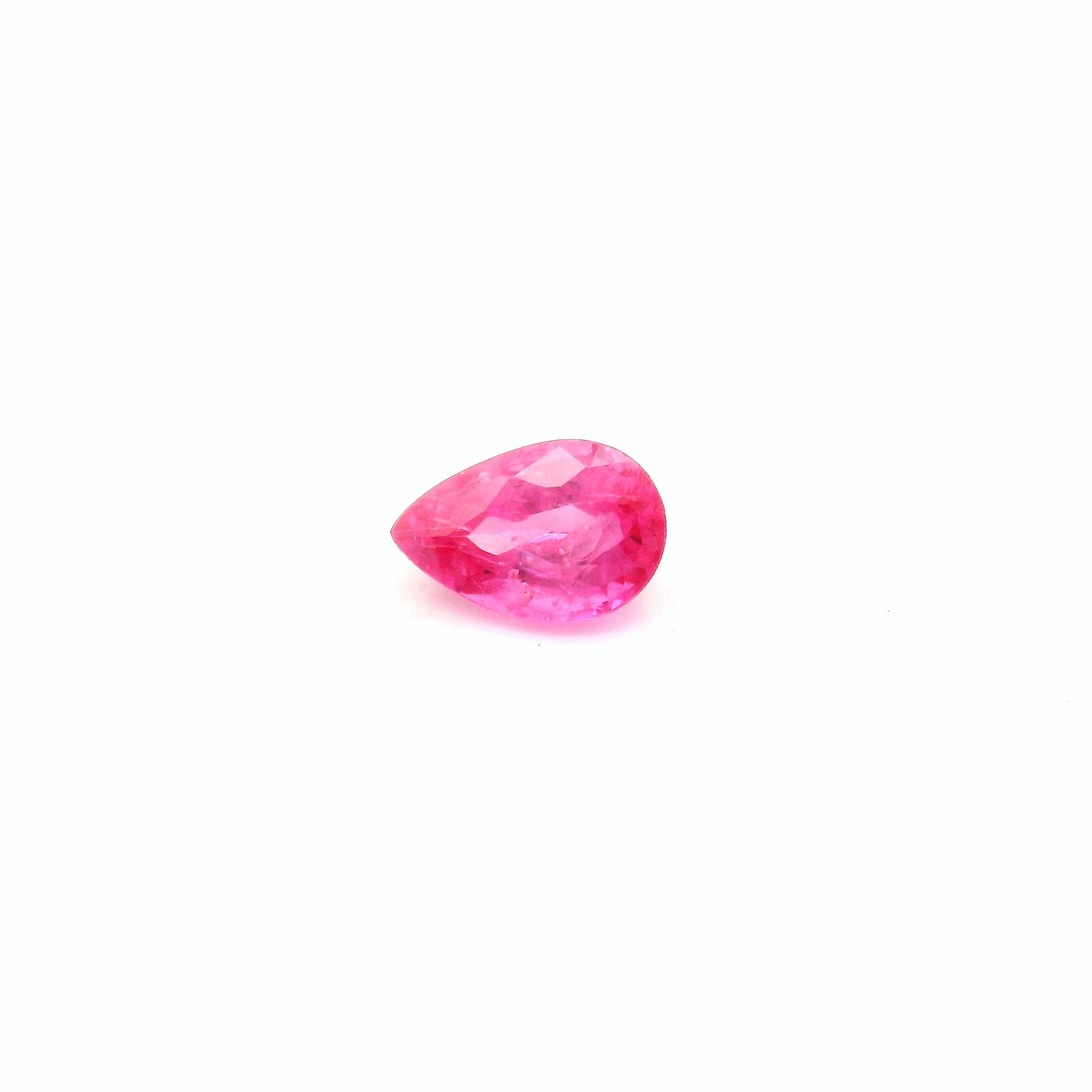 0.69 ct Pear Pink Natural Sapphire