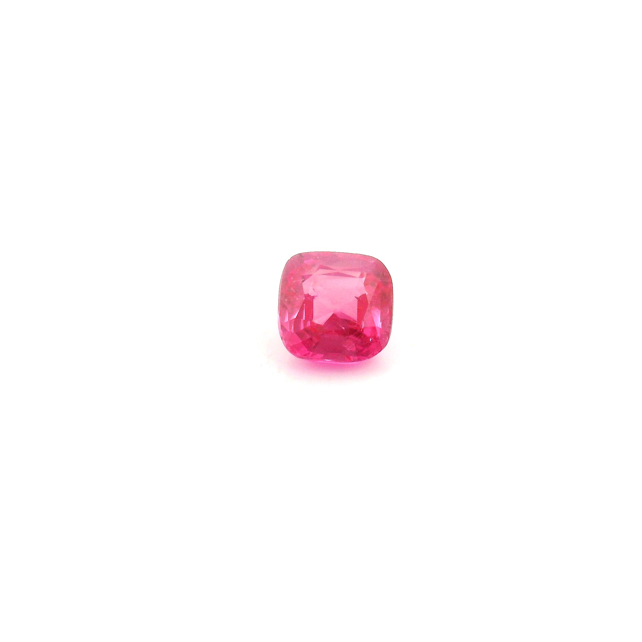 0.58 ct Cushion Pink Natural Sapphire