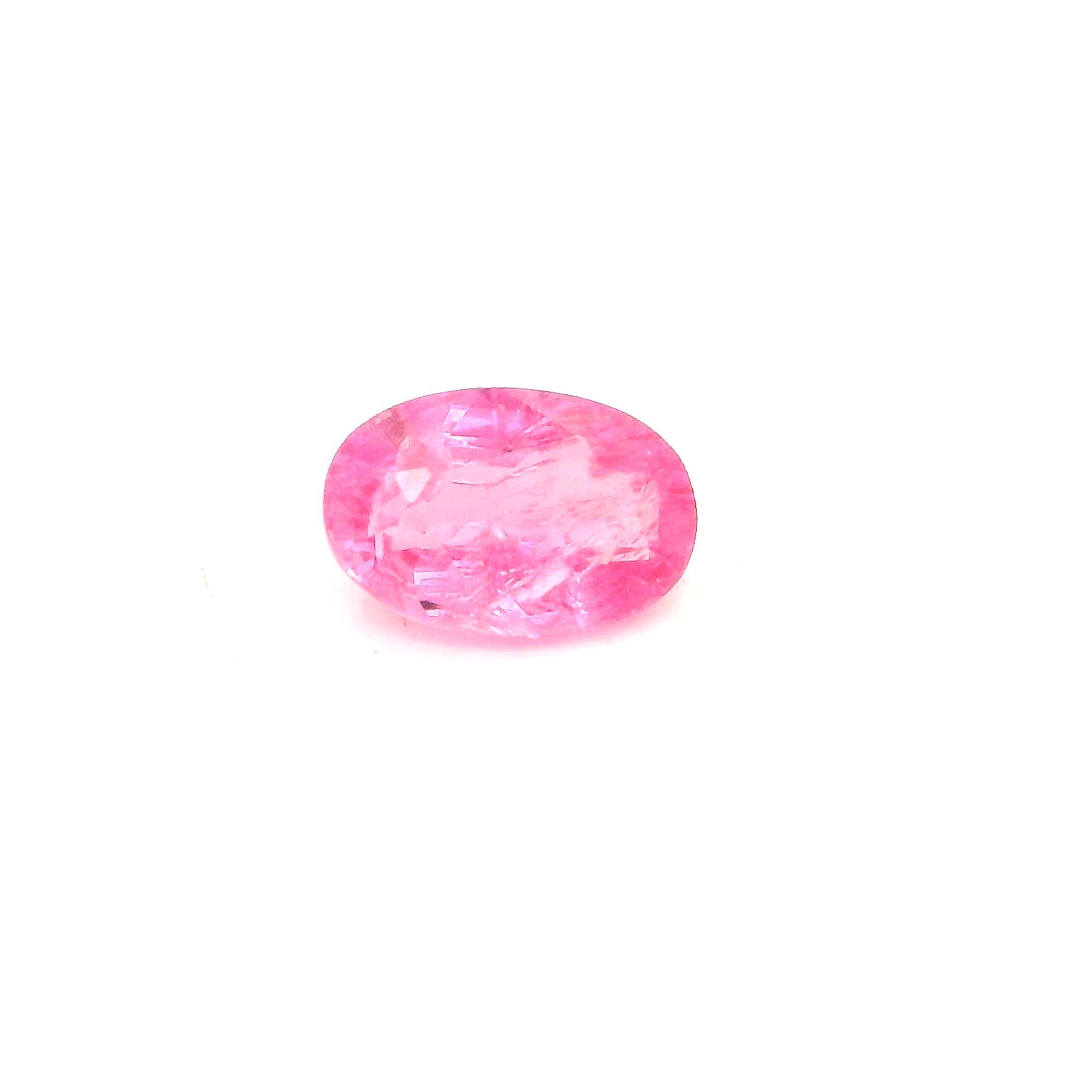 0.86 ct Oval Pink Natural Sapphire