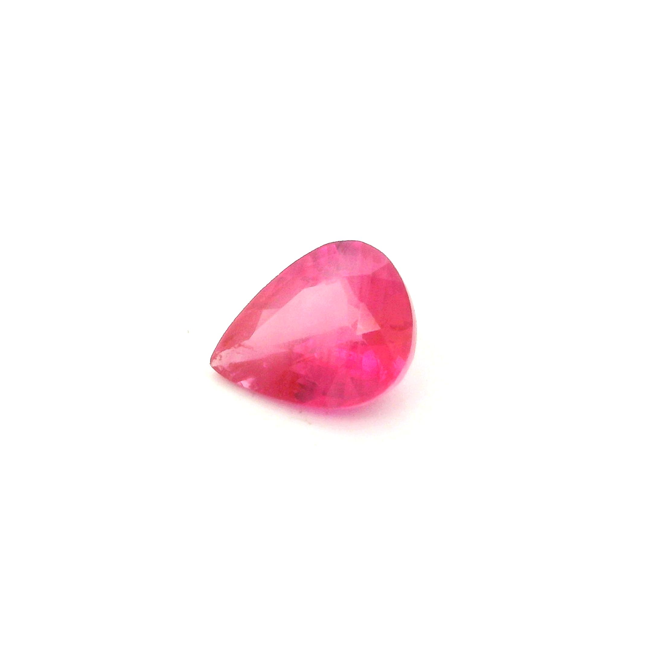 0.72 ct Pear Pink Natural Sapphire