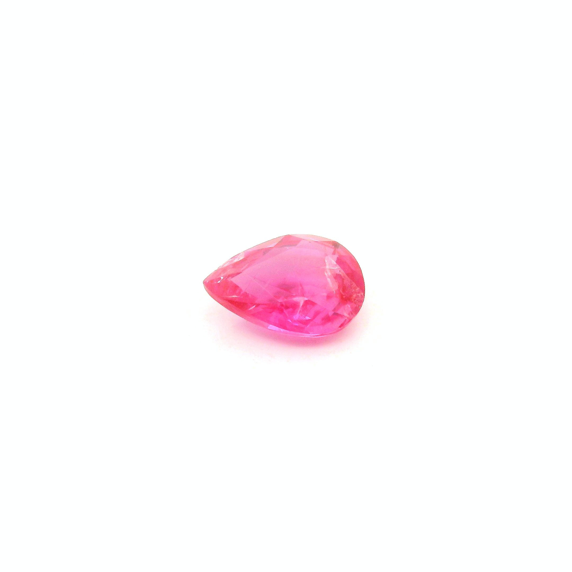 0.88 ct Pear Pink Natural Sapphire