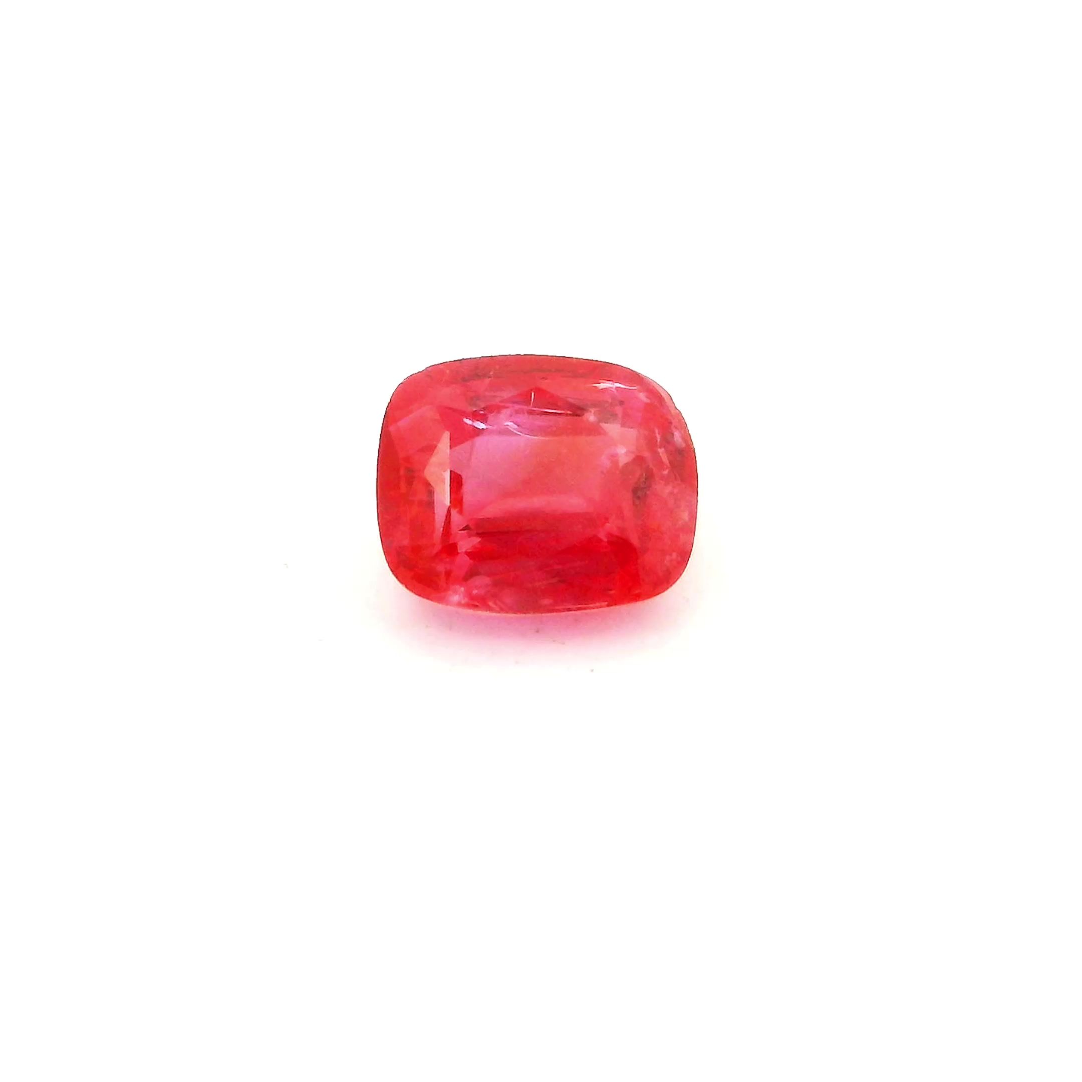 0.94 ct Cushion Pink Natural Sapphire