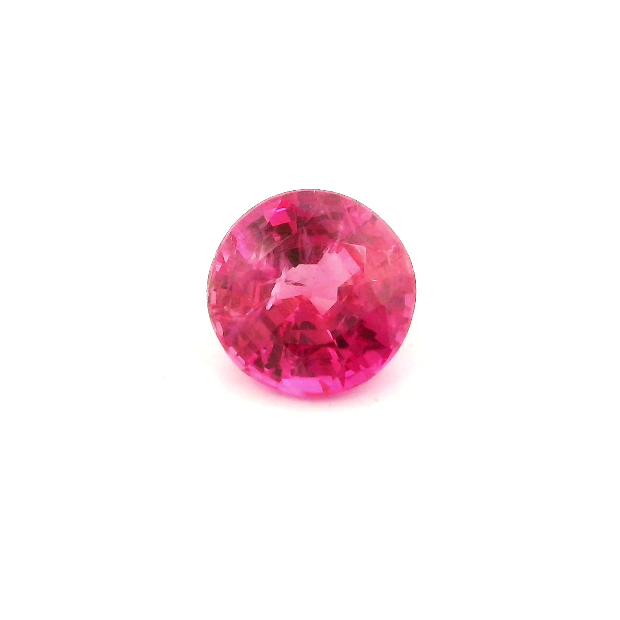 1.08 ct Round Pink Natural Sapphire
