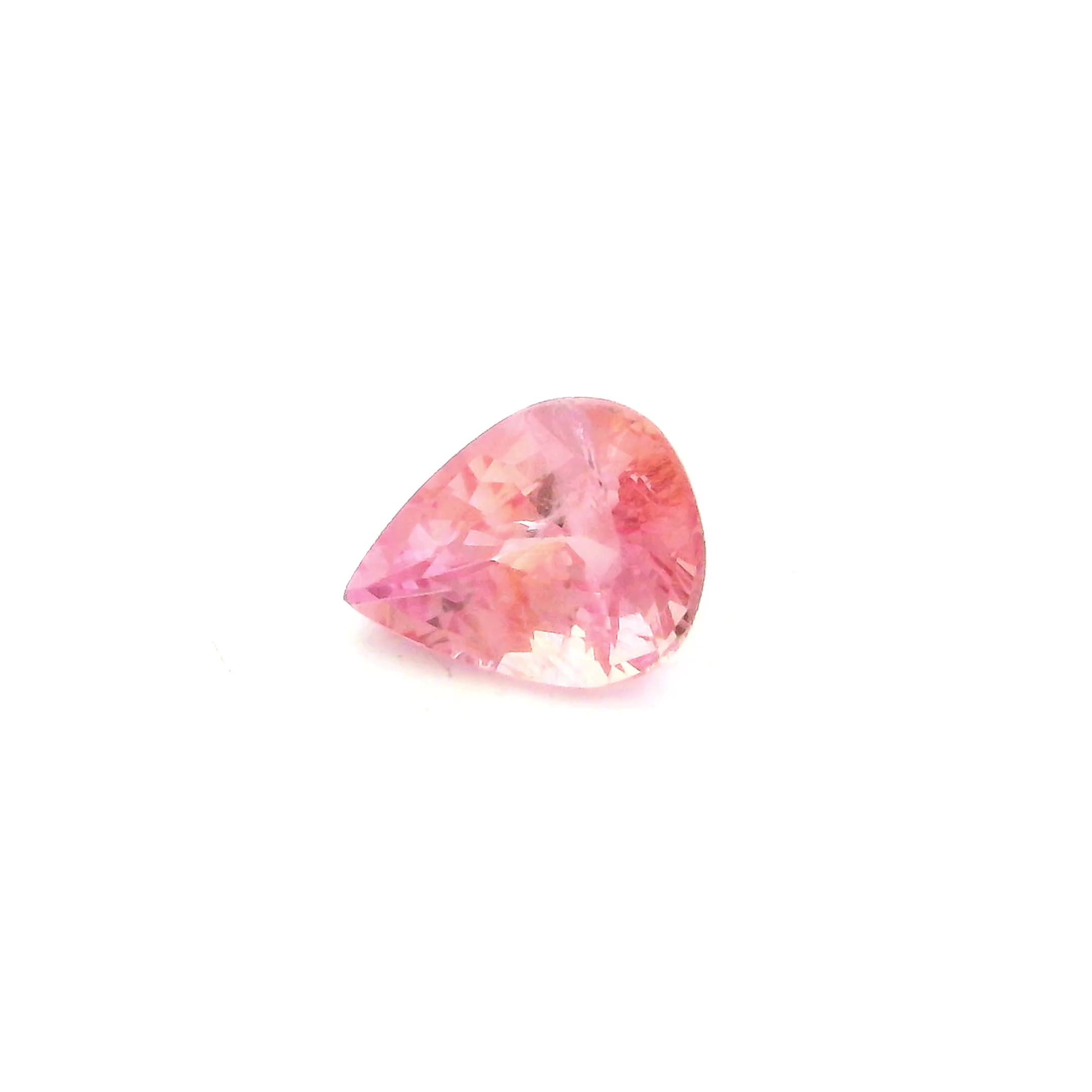0.74 ct Pear Pink Natural Sapphire