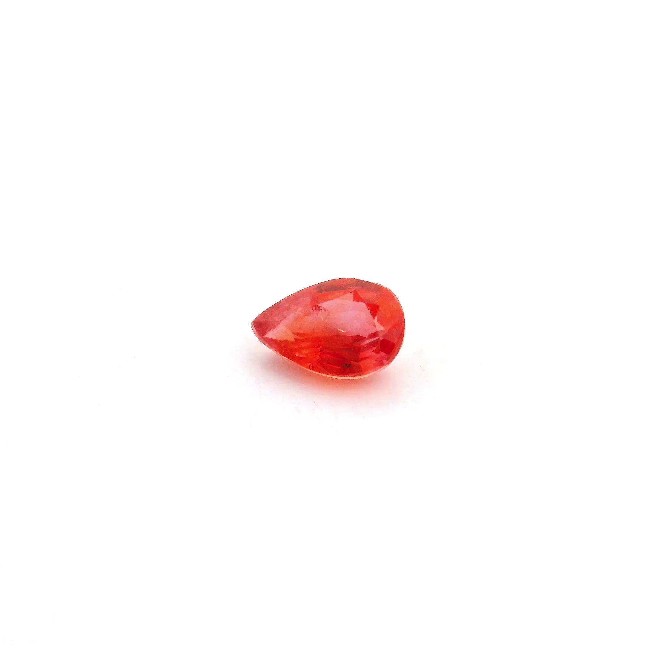 0.59 ct Pear Pink Natural Sapphire
