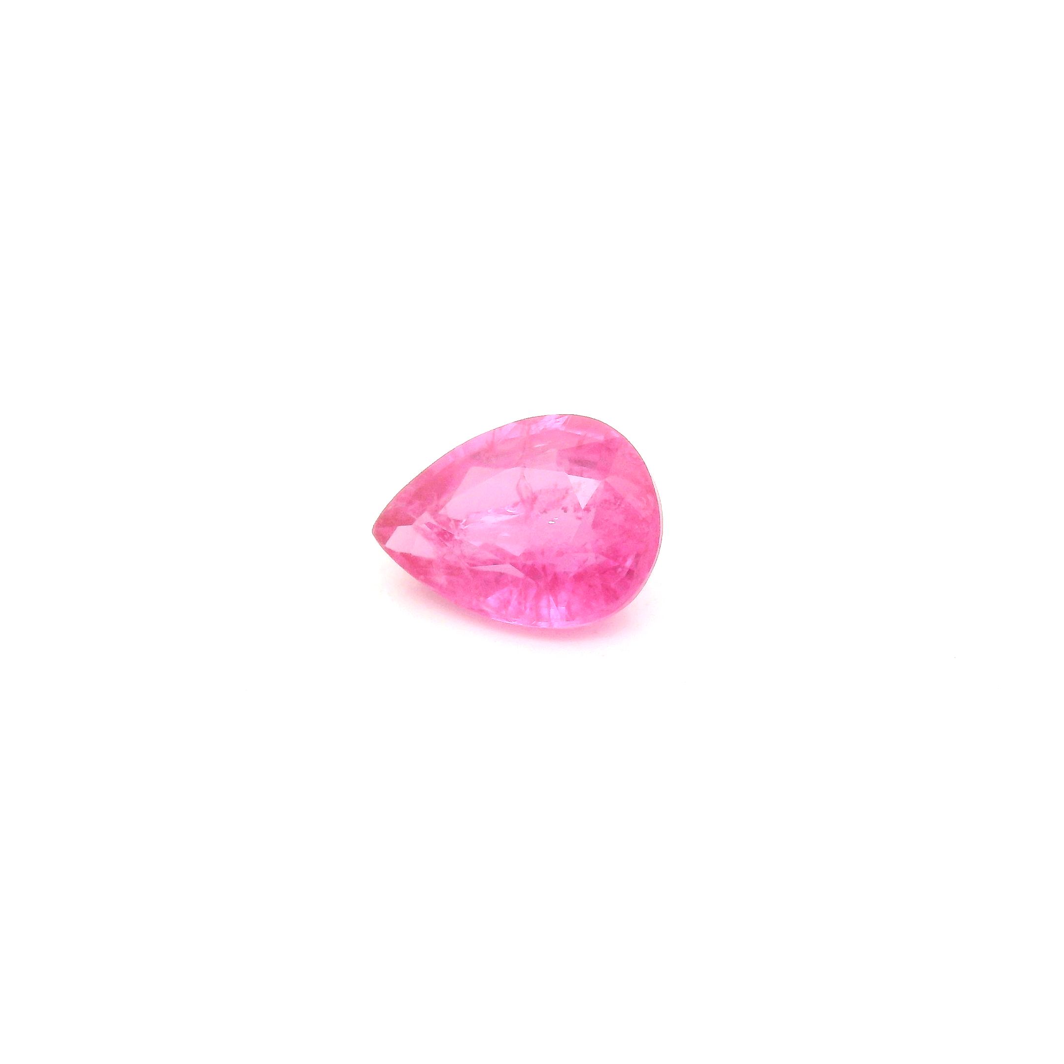 0.96 ct Pear Pink Natural Sapphire
