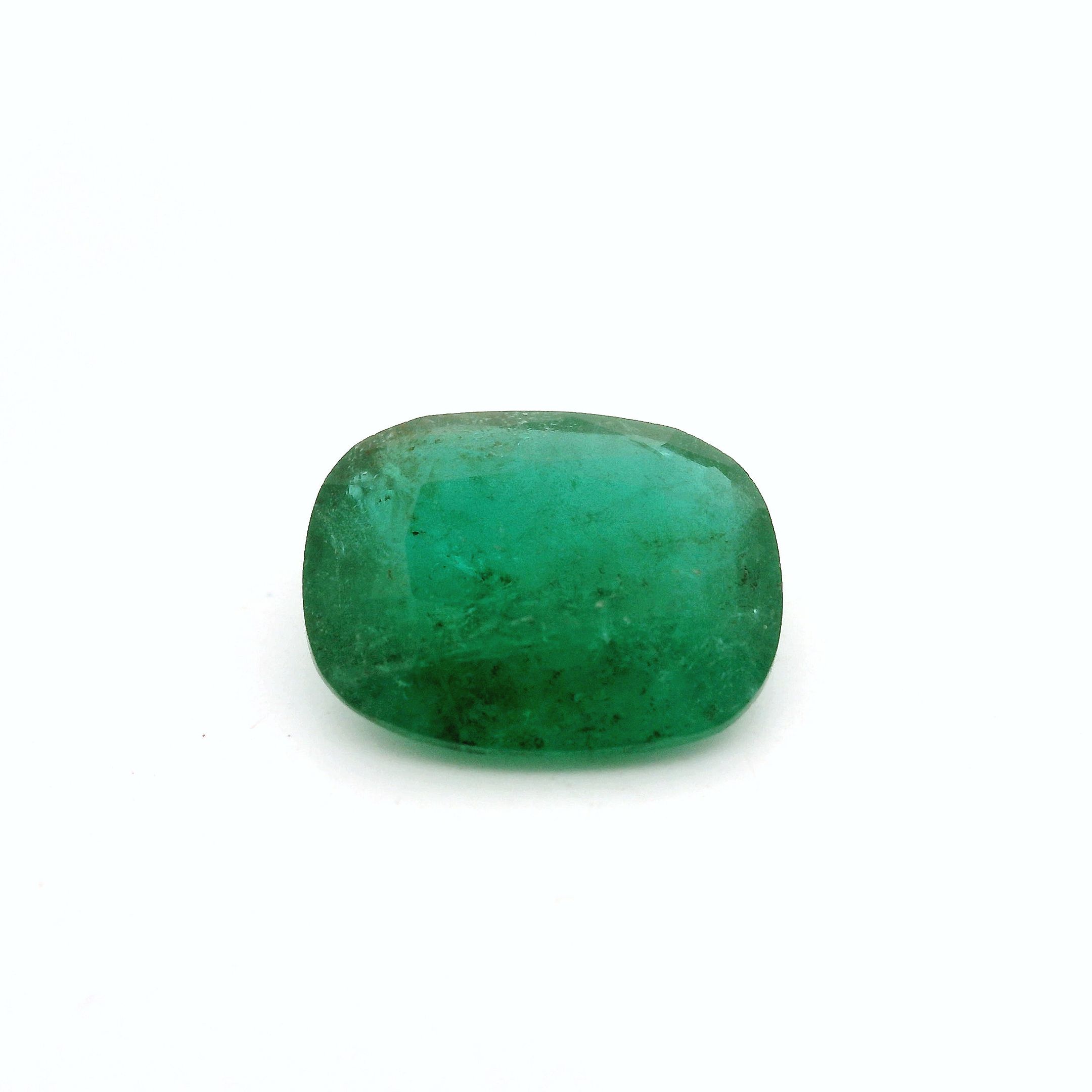 3.23 ct Cushion Green Natural Emerald