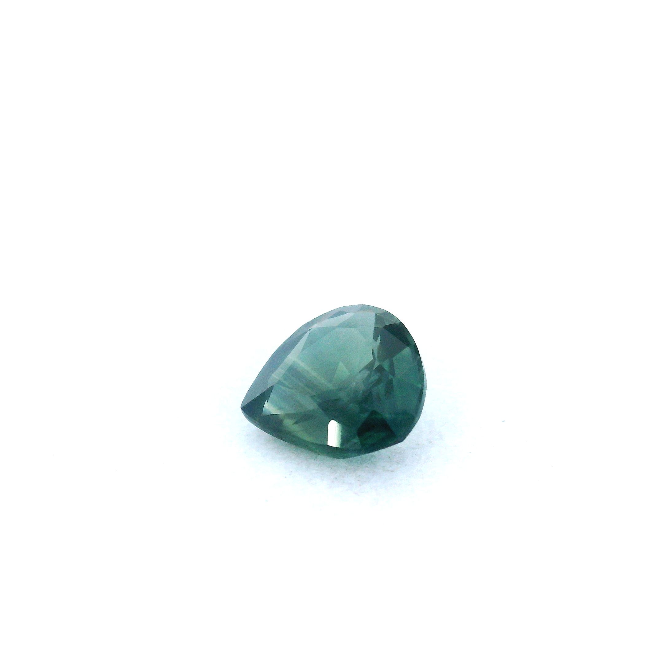 0.96 ct Pear Blue Natural Sapphire