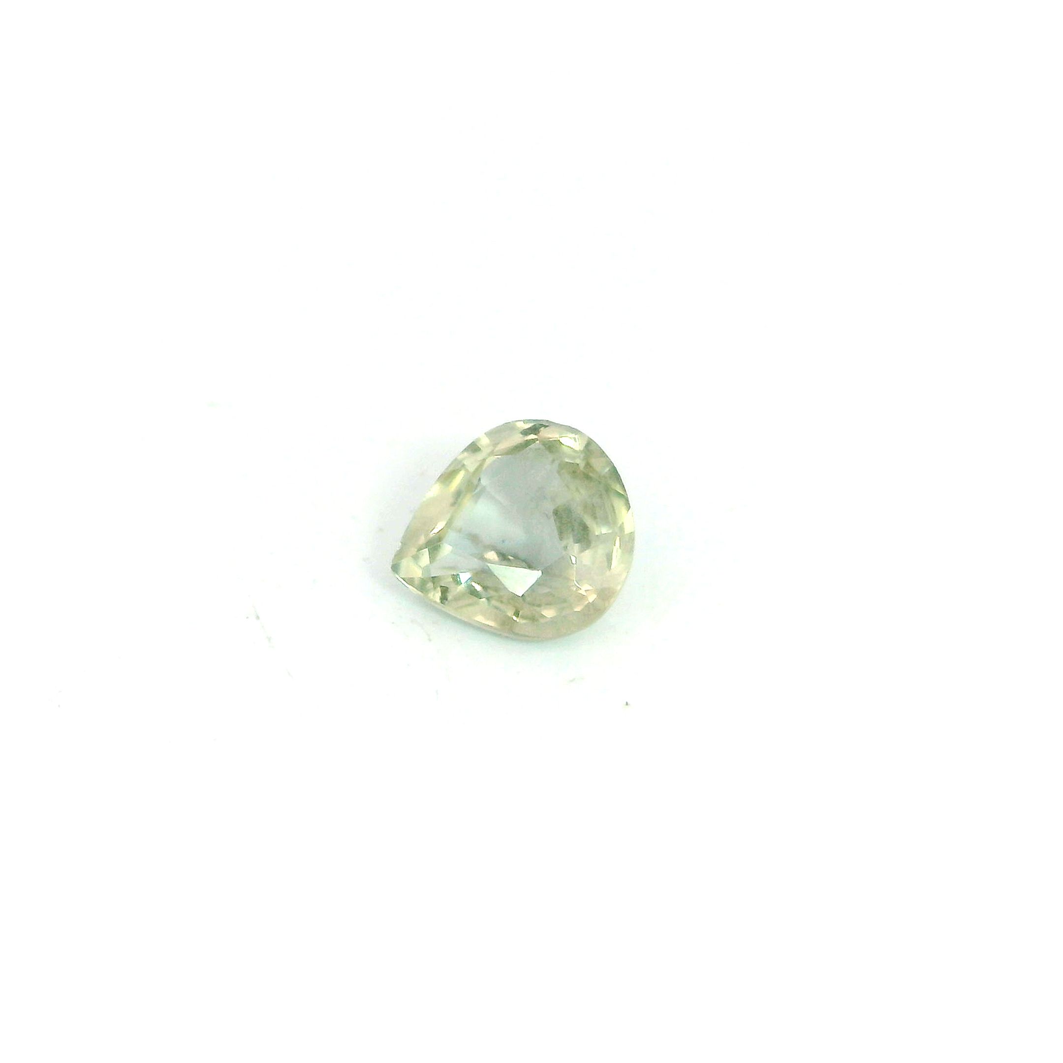 0.52 ct Pear Yellow Natural Sapphire
