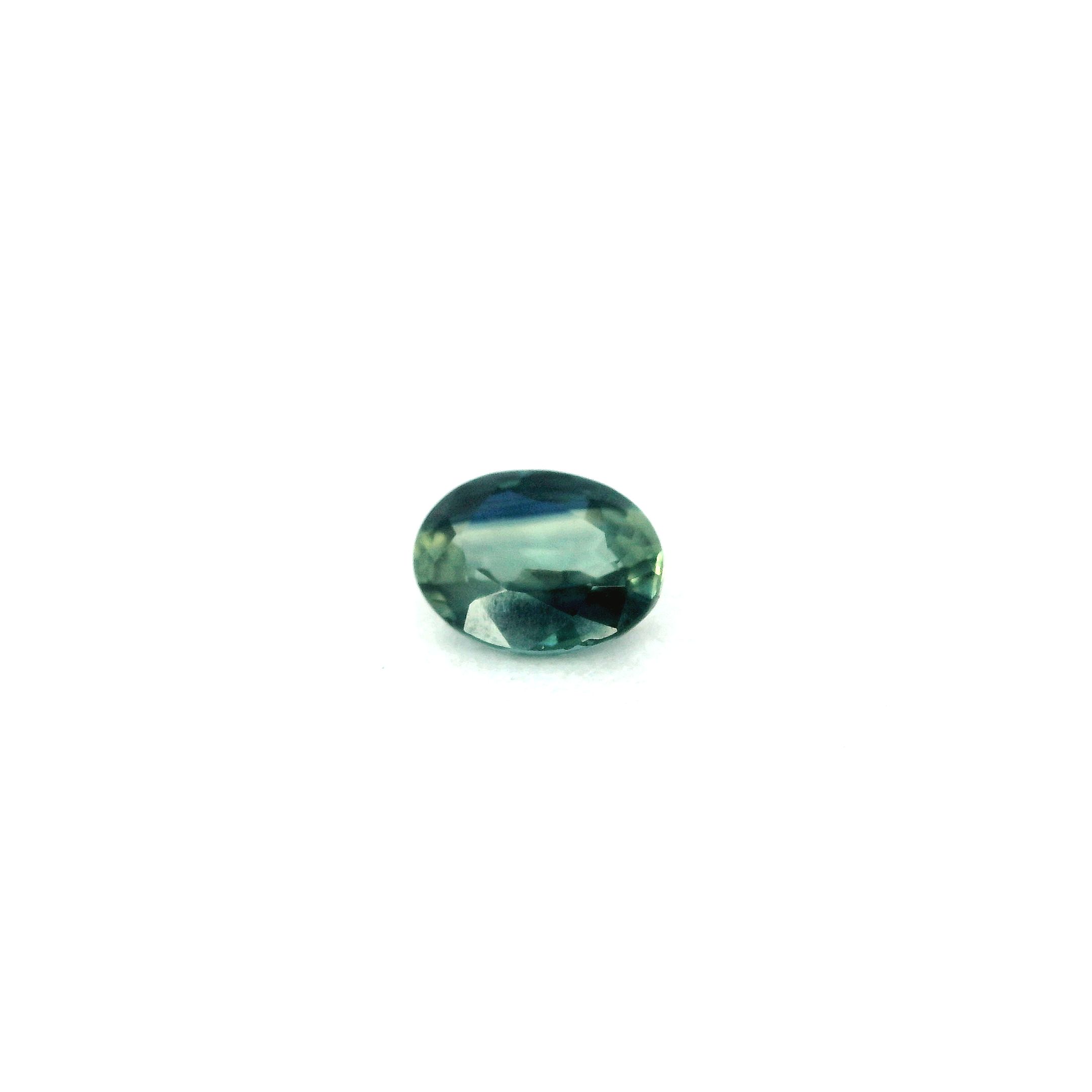 0.46 ct Oval Green Natural Sapphire
