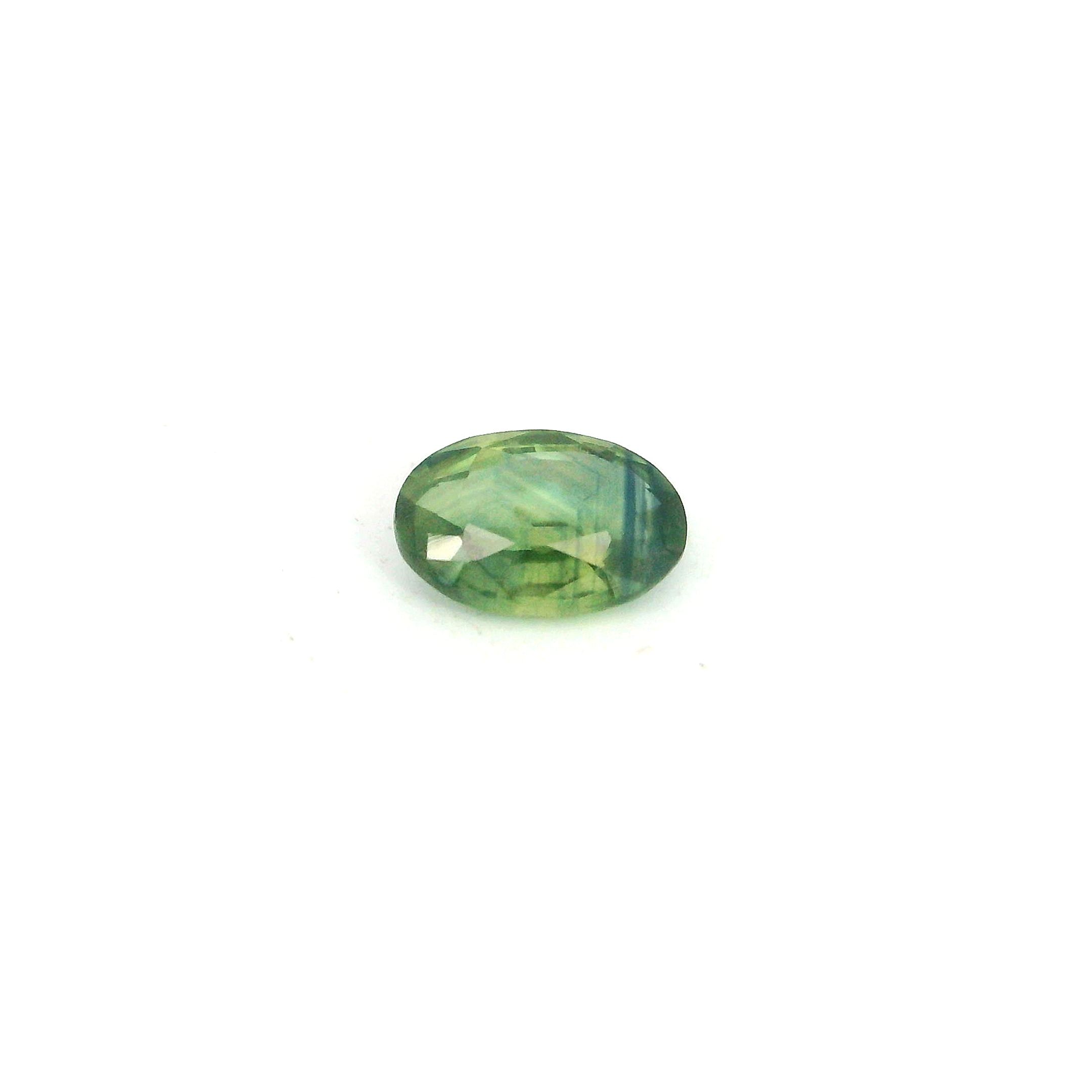 0.53 ct Oval Green Natural Sapphire