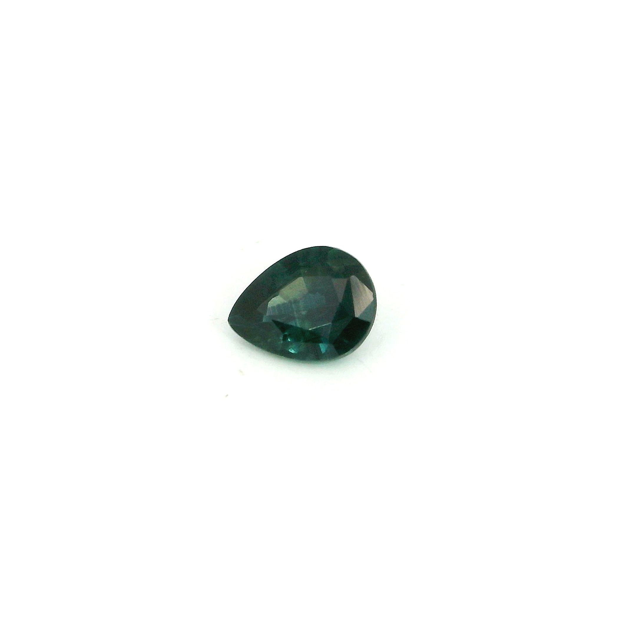 0.46 ct Pear Blue Natural Sapphire
