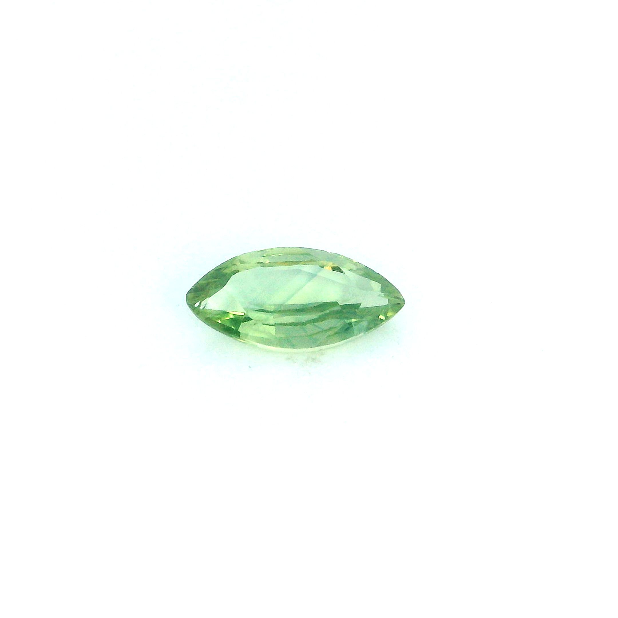 0.43 ct Marquise Green Natural Sapphire