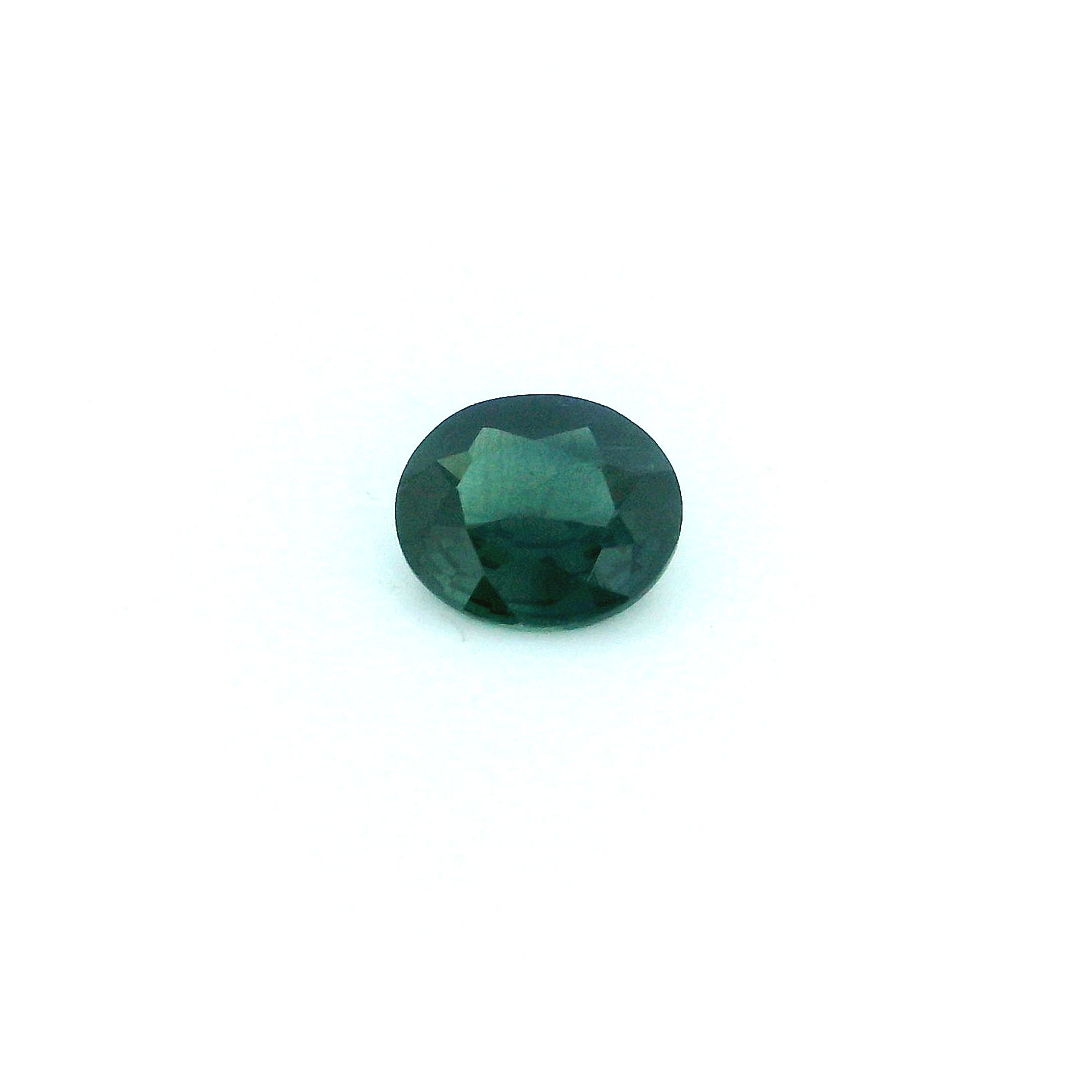 0.41 ct Oval Green Natural Sapphire