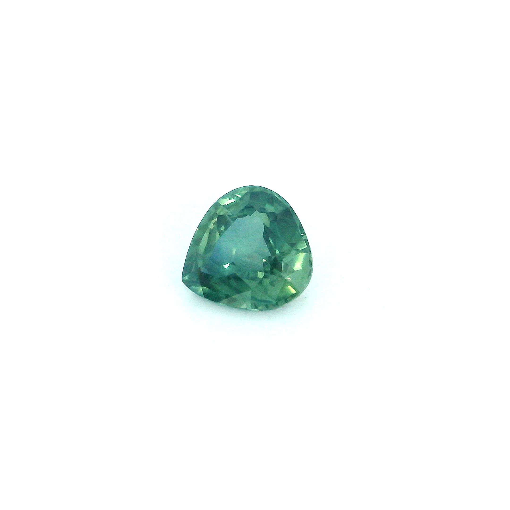0.53 ct Pear Blue Natural Sapphire