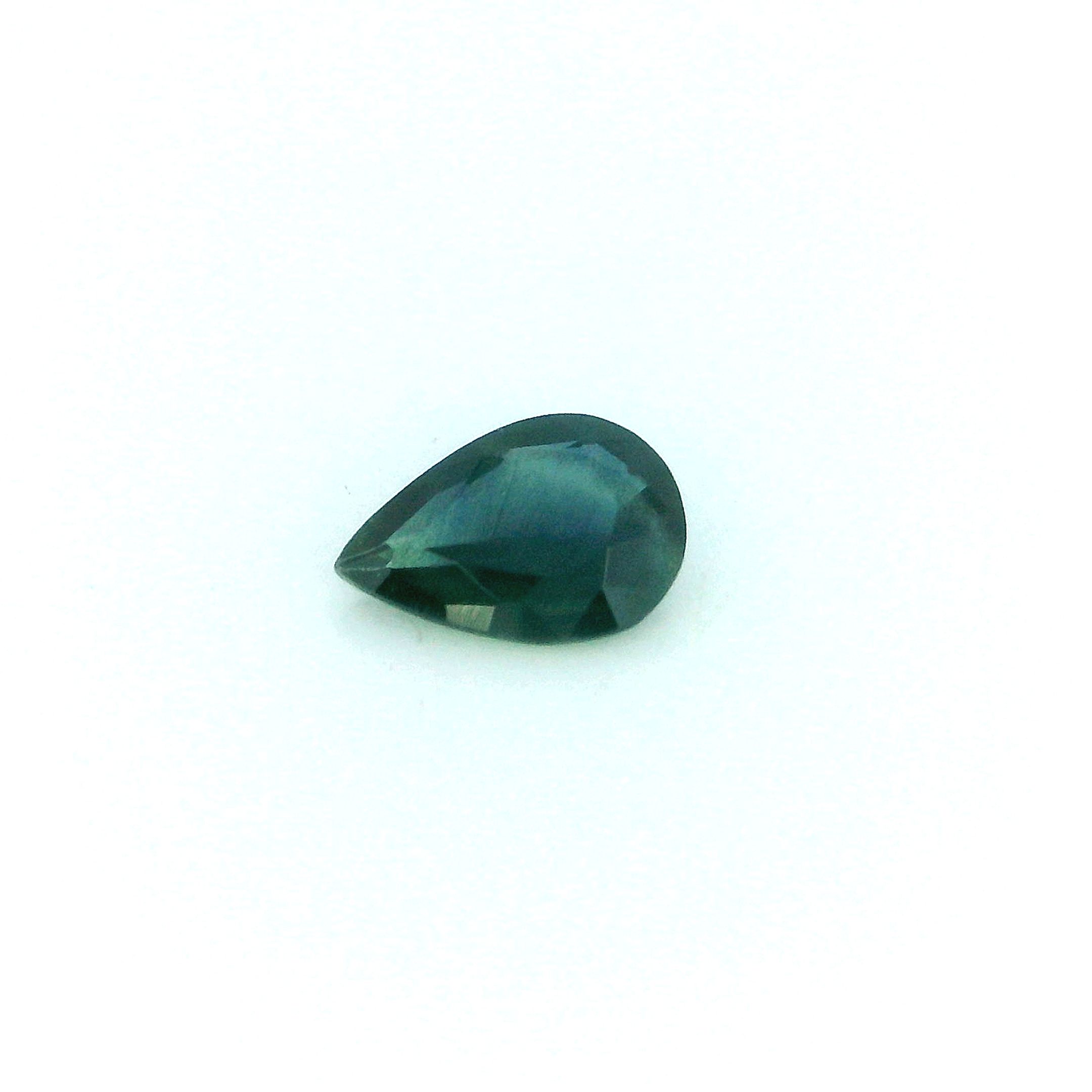 0.47 ct Pear Blue Natural Sapphire