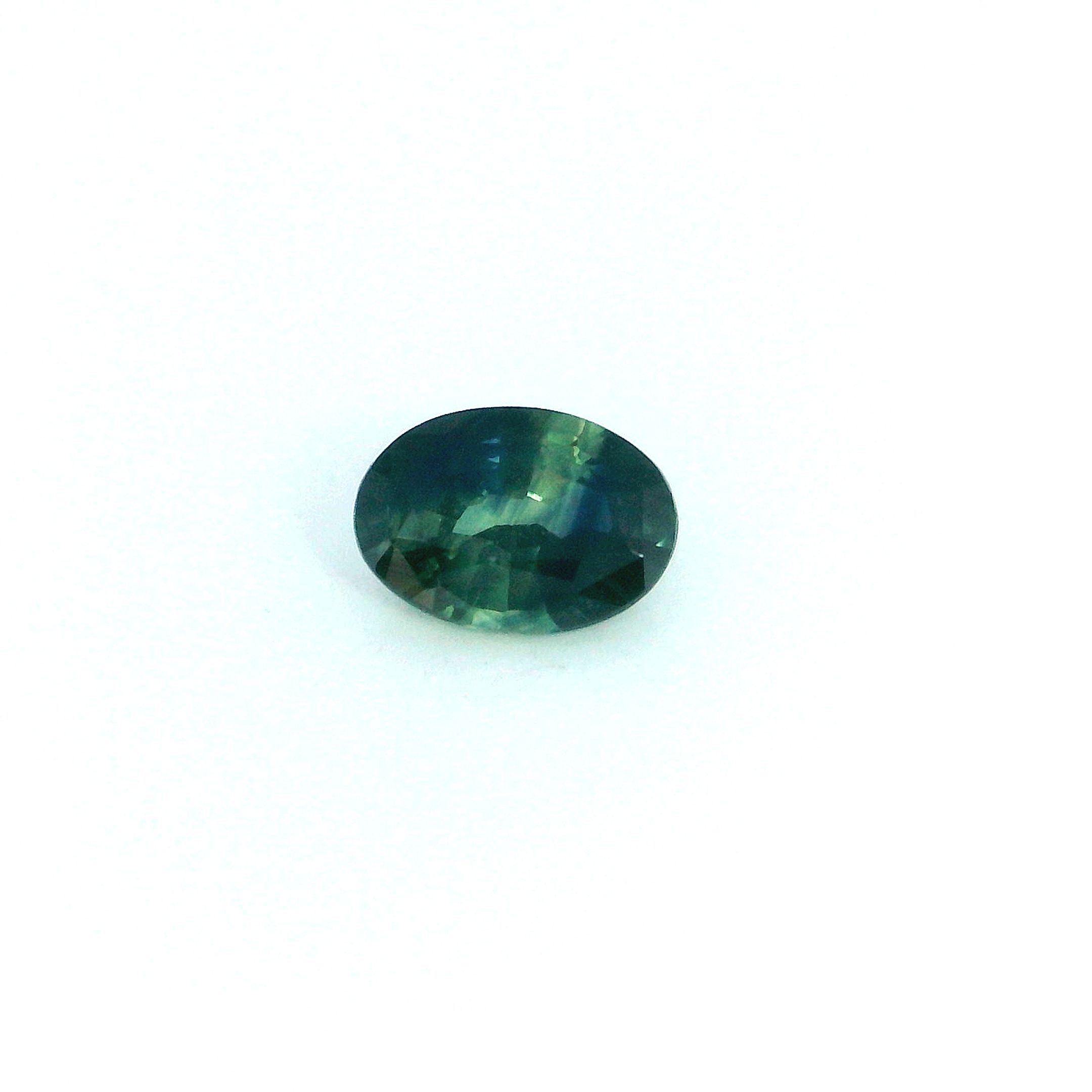 0.54 ct Oval Green Natural Sapphire