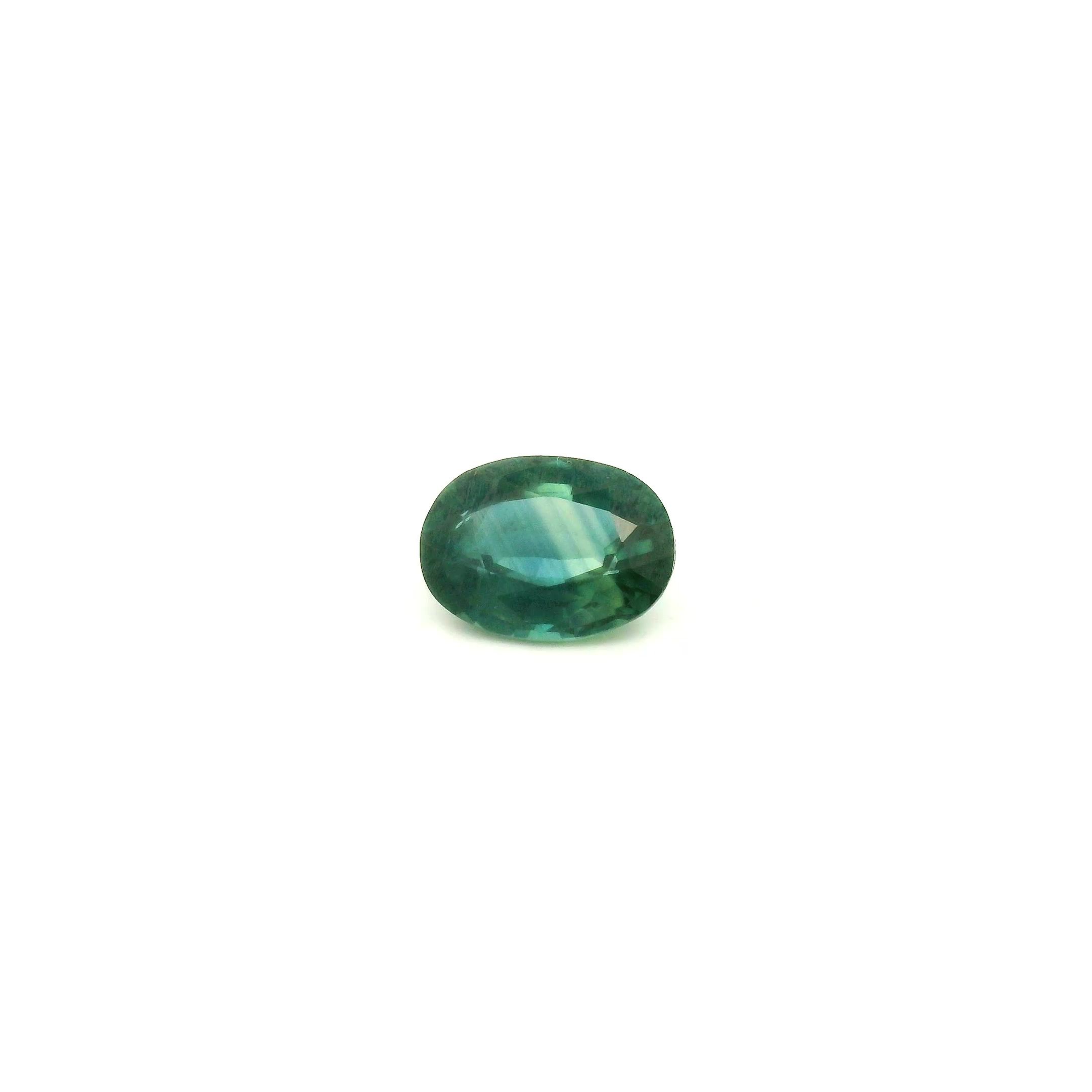 0.61 ct Oval Blue Natural Sapphire