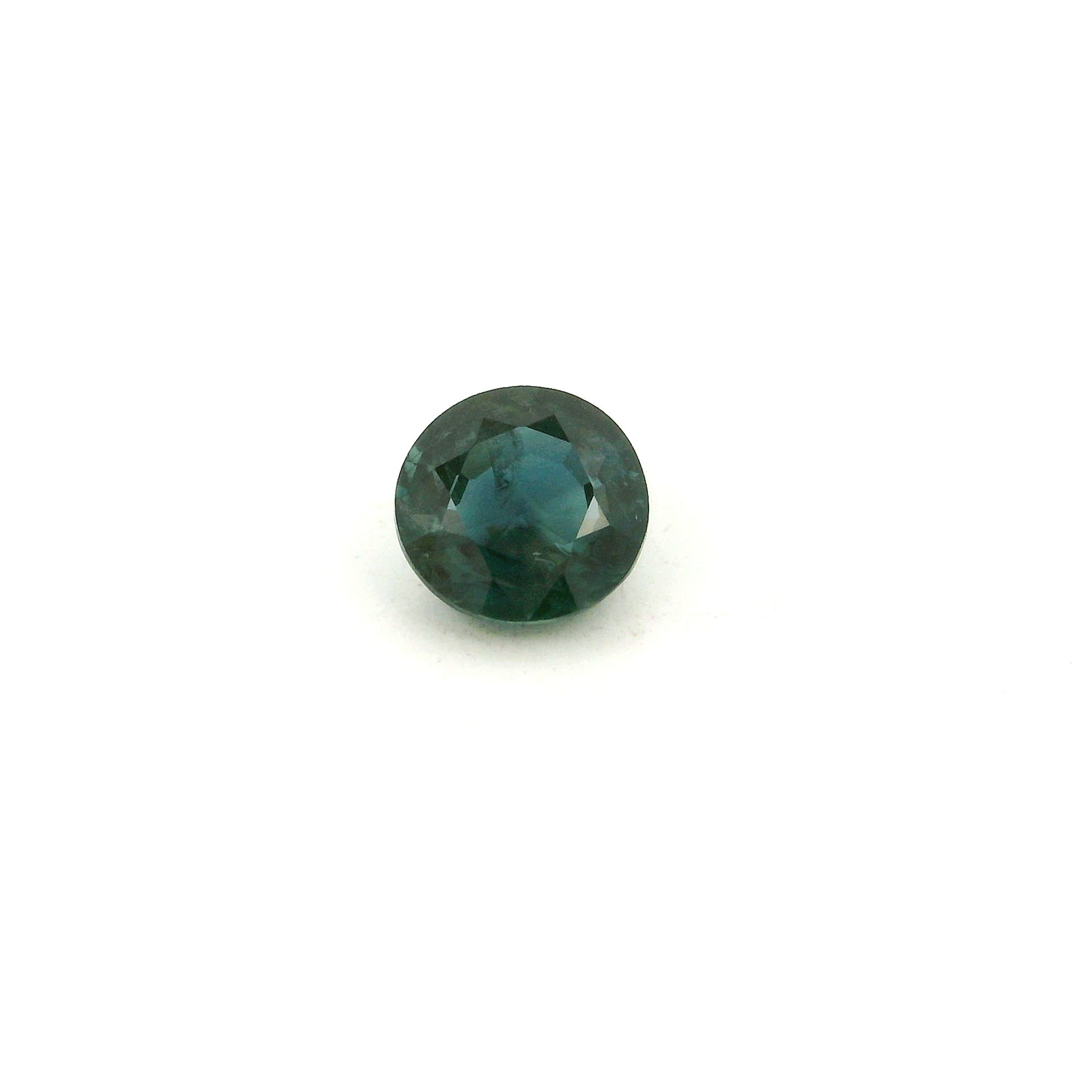 0.67 ct Round Blue Natural Sapphire